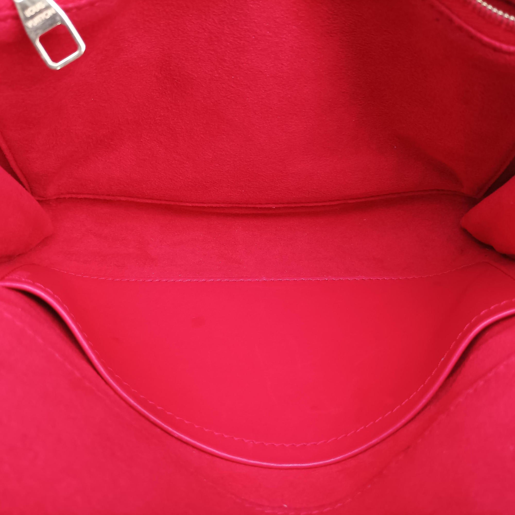 Secondhand Louis Vuitton Pochette Louise GM Red leather M94647 shoulderbag | stylenewstar