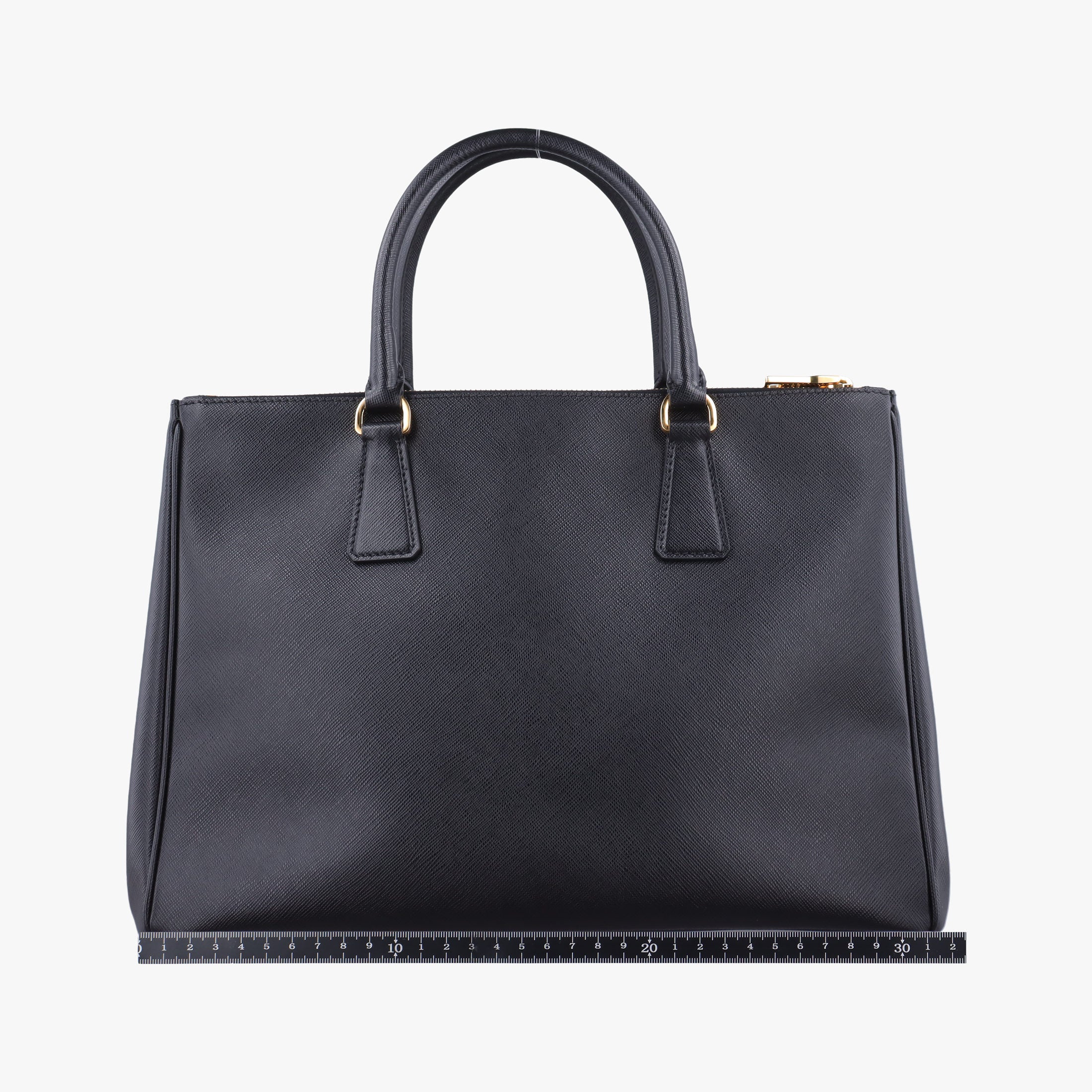 Pre-owned Prada Galleria Black SAFFIANO Leather 1BA274 shoulderbag | stylenewstar