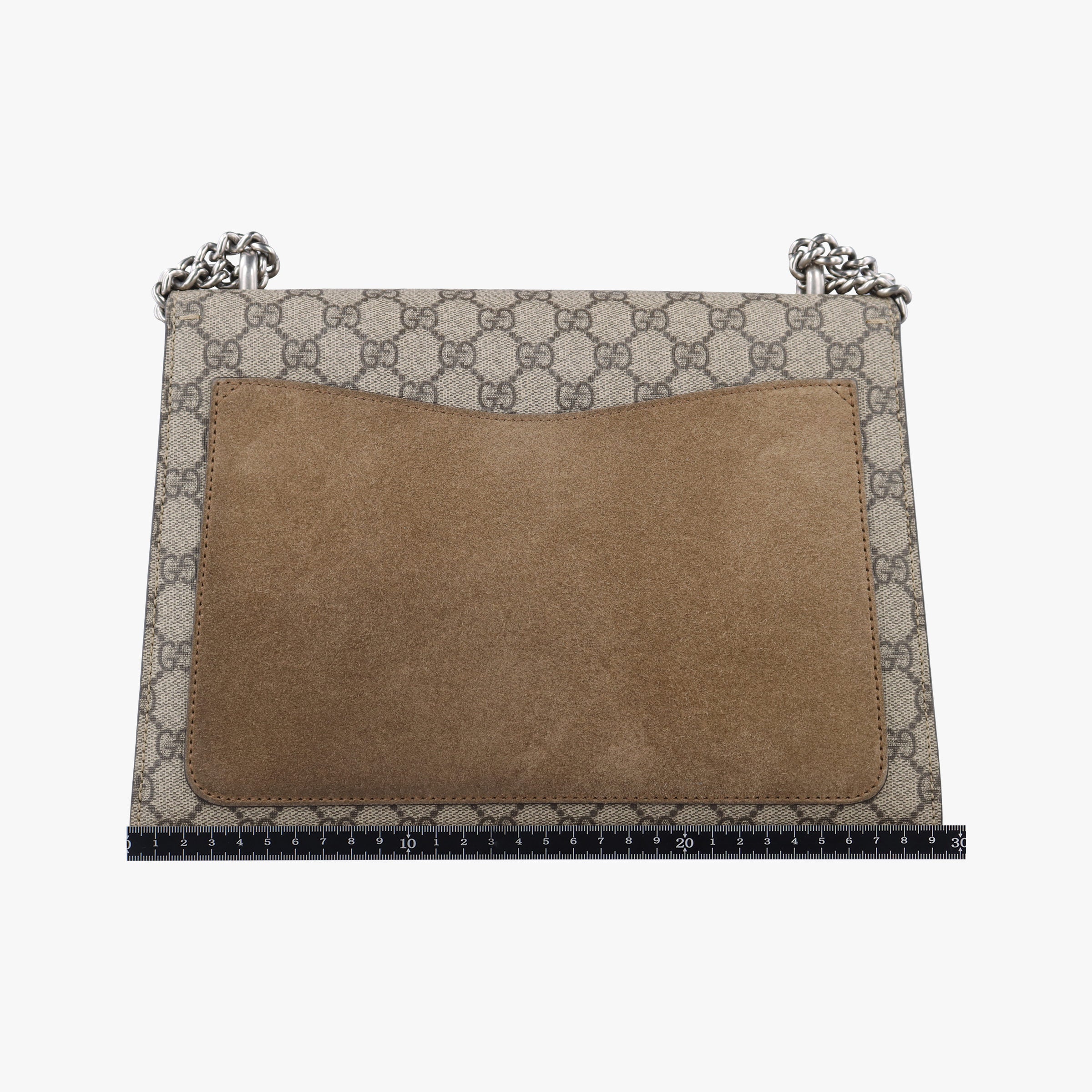 Pre-owned Gucci Dionysus Brown PVC coated canvas x Suede 403348 shoulderbag | stylenewstar