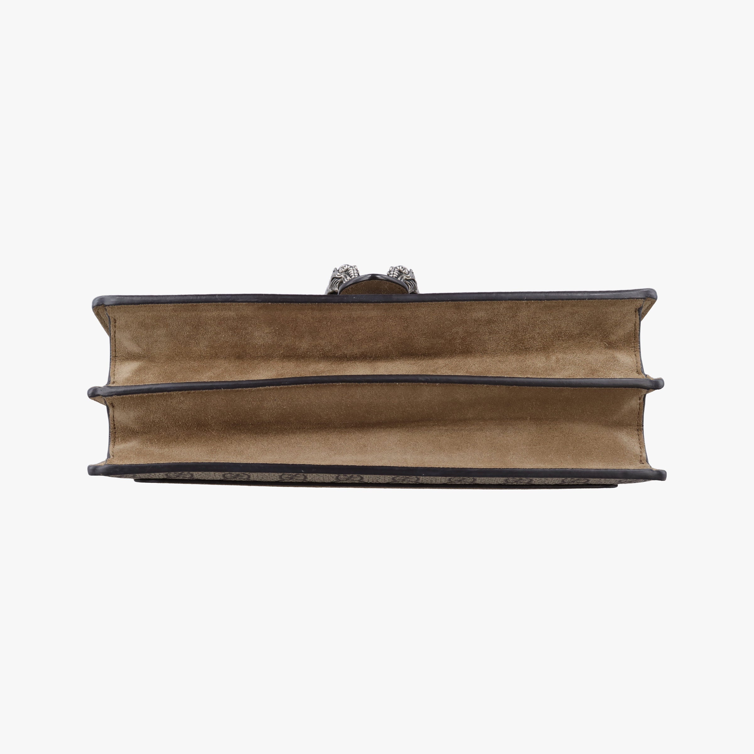 Pre-owned Gucci Dionysus Brown PVC coated canvas x Suede 403348 shoulderbag | stylenewstar