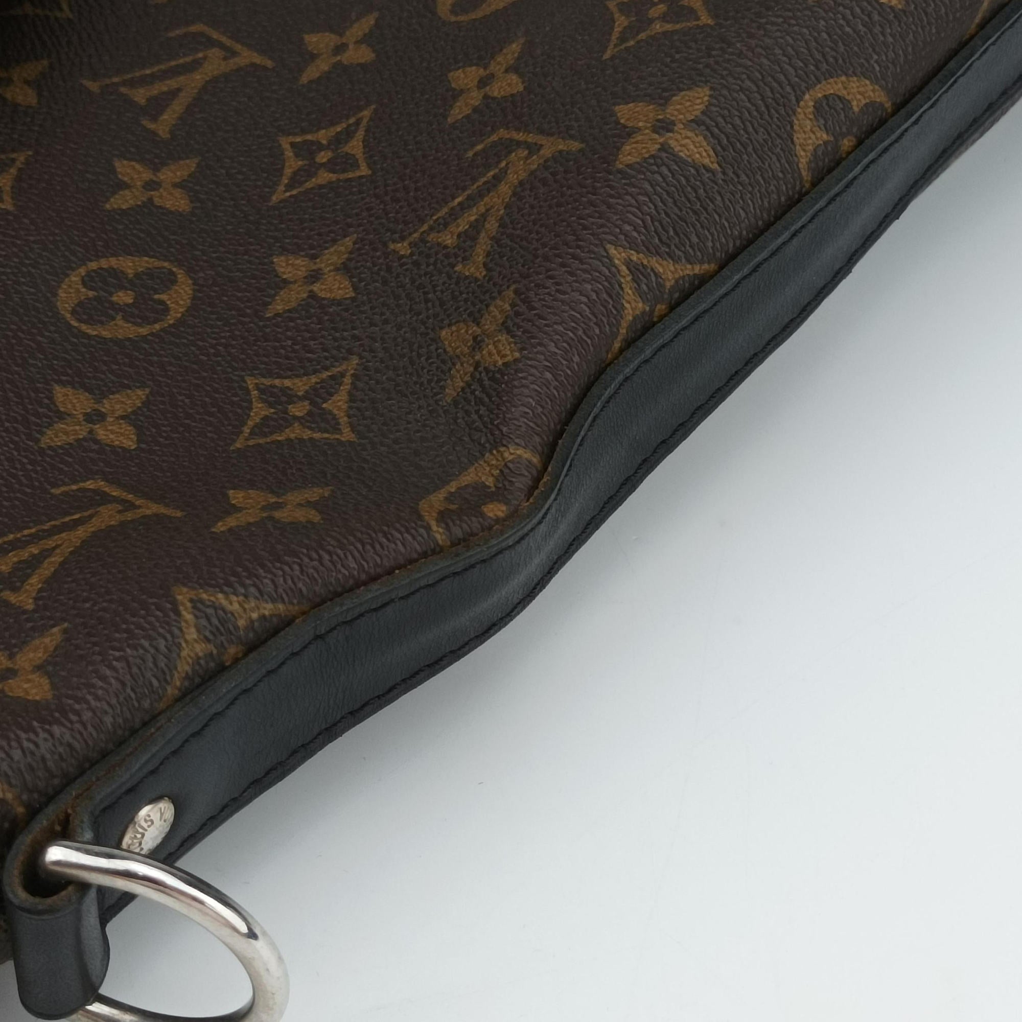Pre-owned Louis Vuitton KITAN brown Monogram Canvas M40388 shoulderbag | stylenewstar