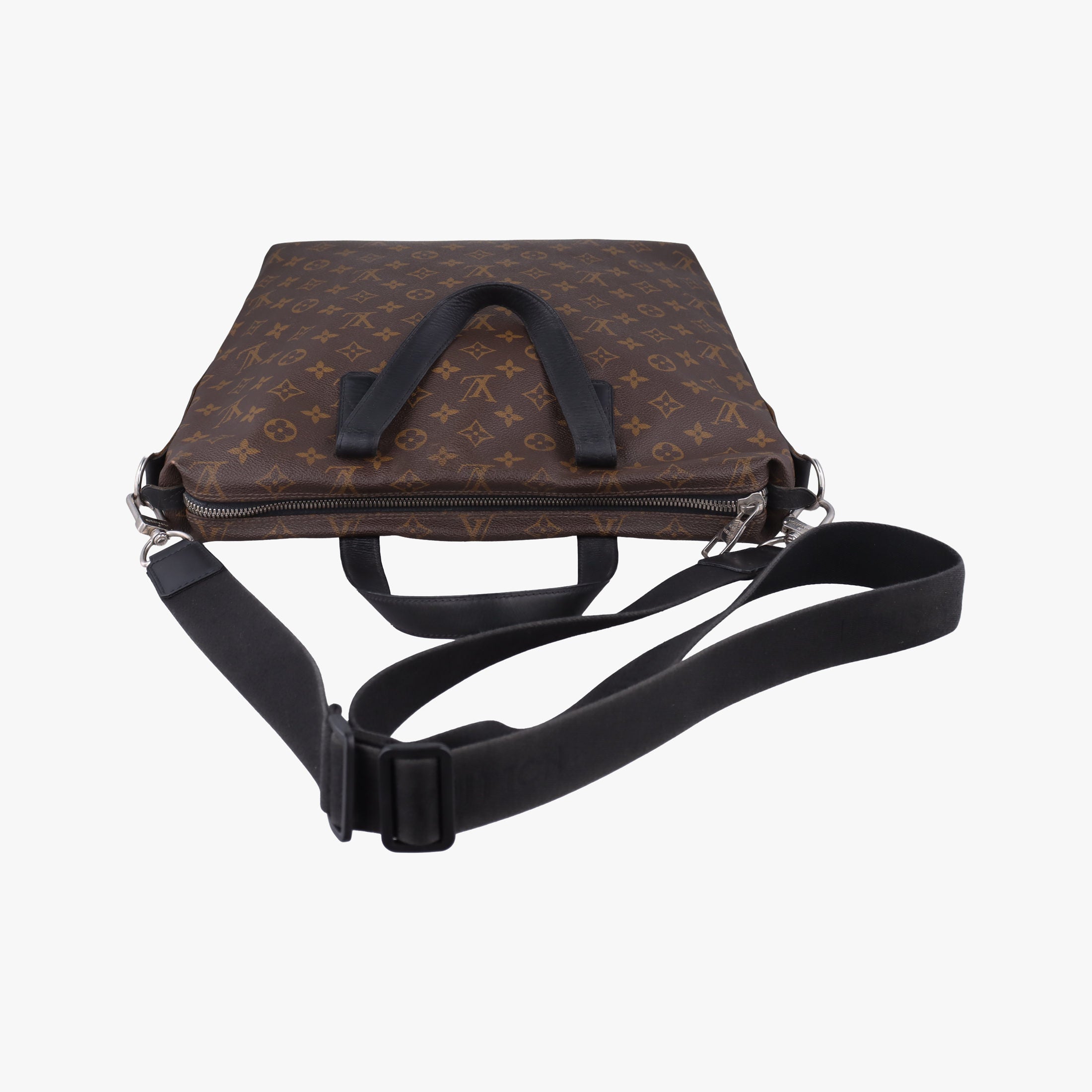 Pre-owned Louis Vuitton KITAN brown Monogram Canvas M40388 shoulderbag | stylenewstar