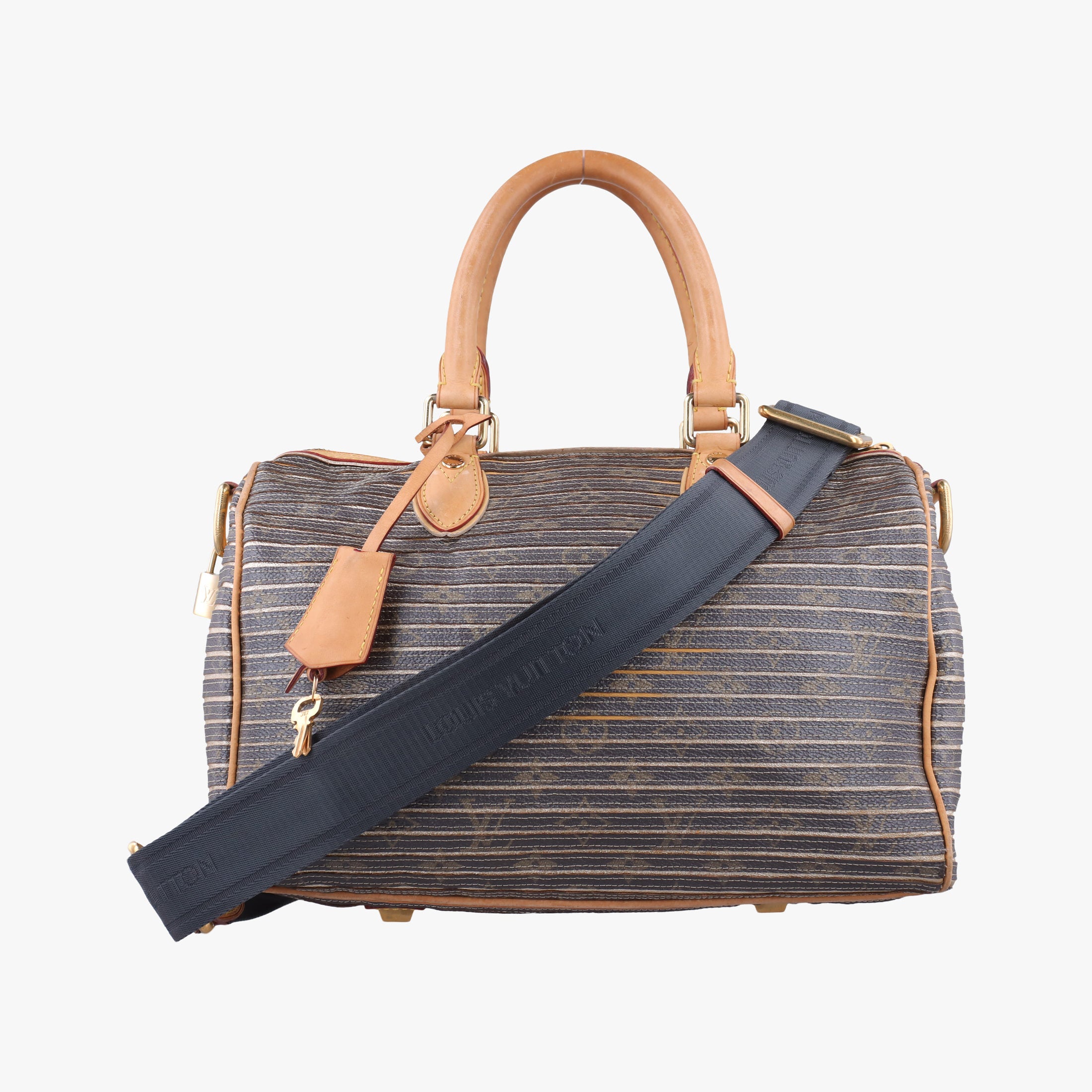 Pre-owned Louis Vuitton Eden Speedy Bandouliere 30 Argent Monogram Eden Canvas M40358 shoulderbag | stylenewstar