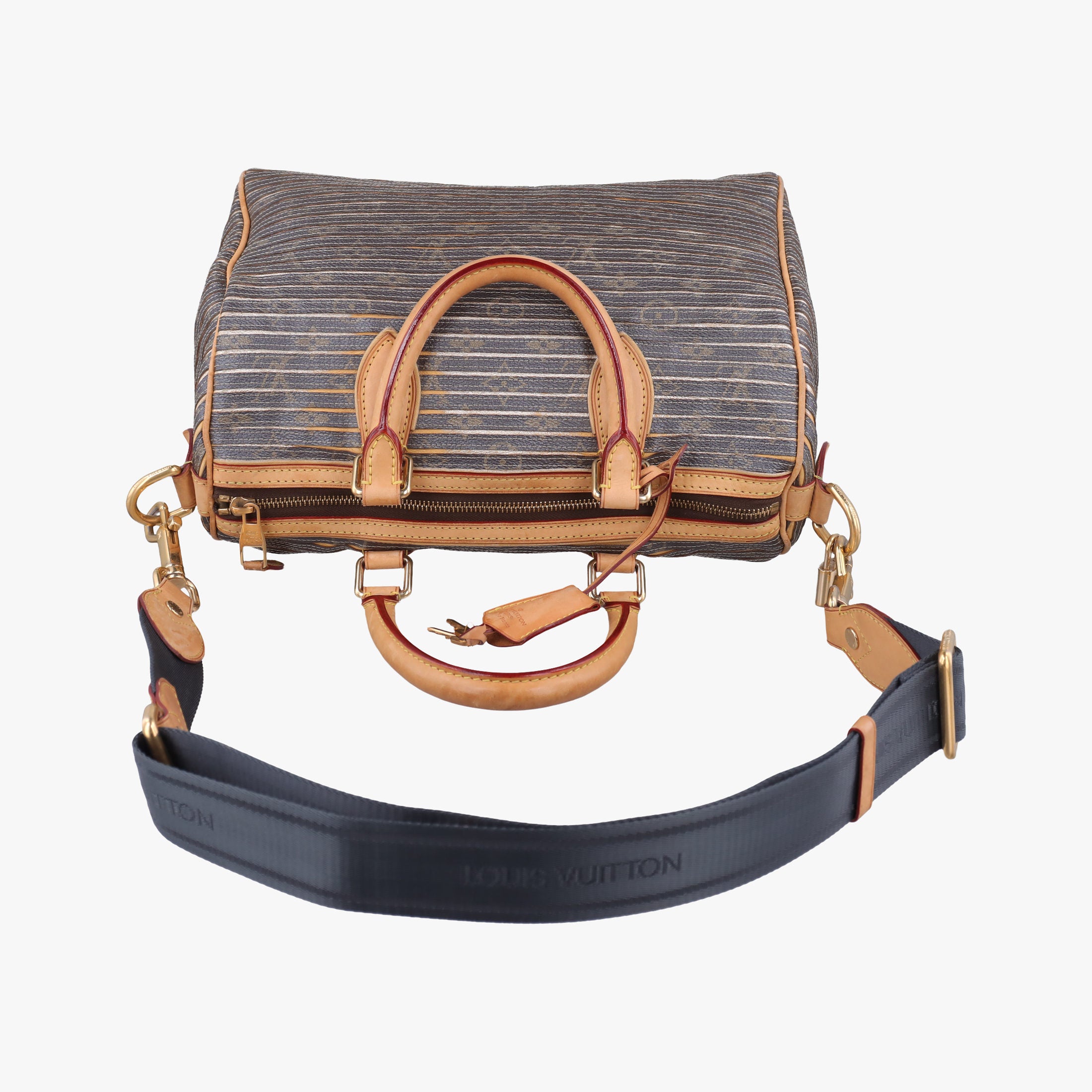 Pre-owned Louis Vuitton Eden Speedy Bandouliere 30 Argent Monogram Eden Canvas M40358 shoulderbag | stylenewstar