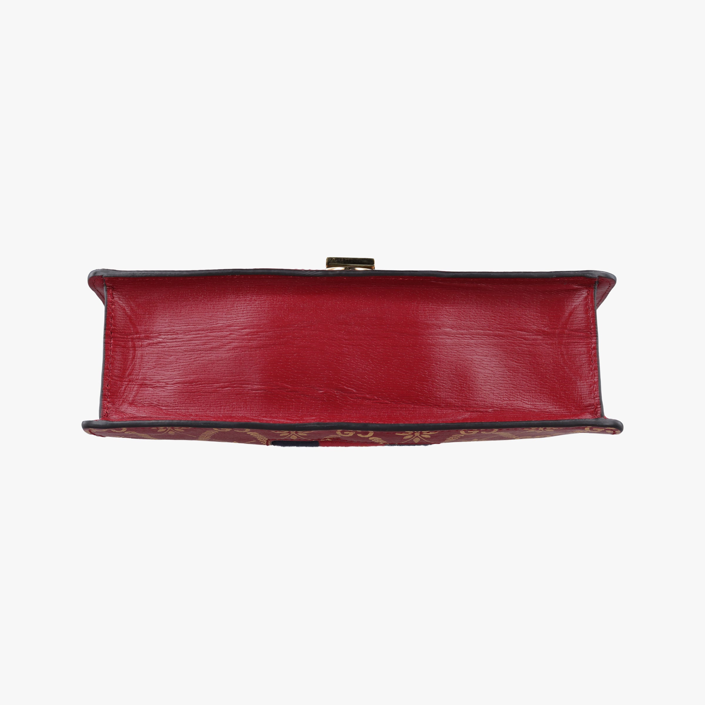 Pre-owned Gucci Sylvie red×Multicolour Leather 524405 shoulderbag | stylenewstar