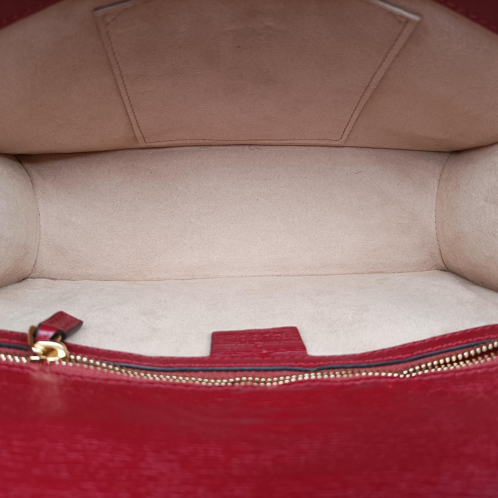 Pre-owned Gucci Sylvie red×Multicolour Leather 524405 shoulderbag | stylenewstar