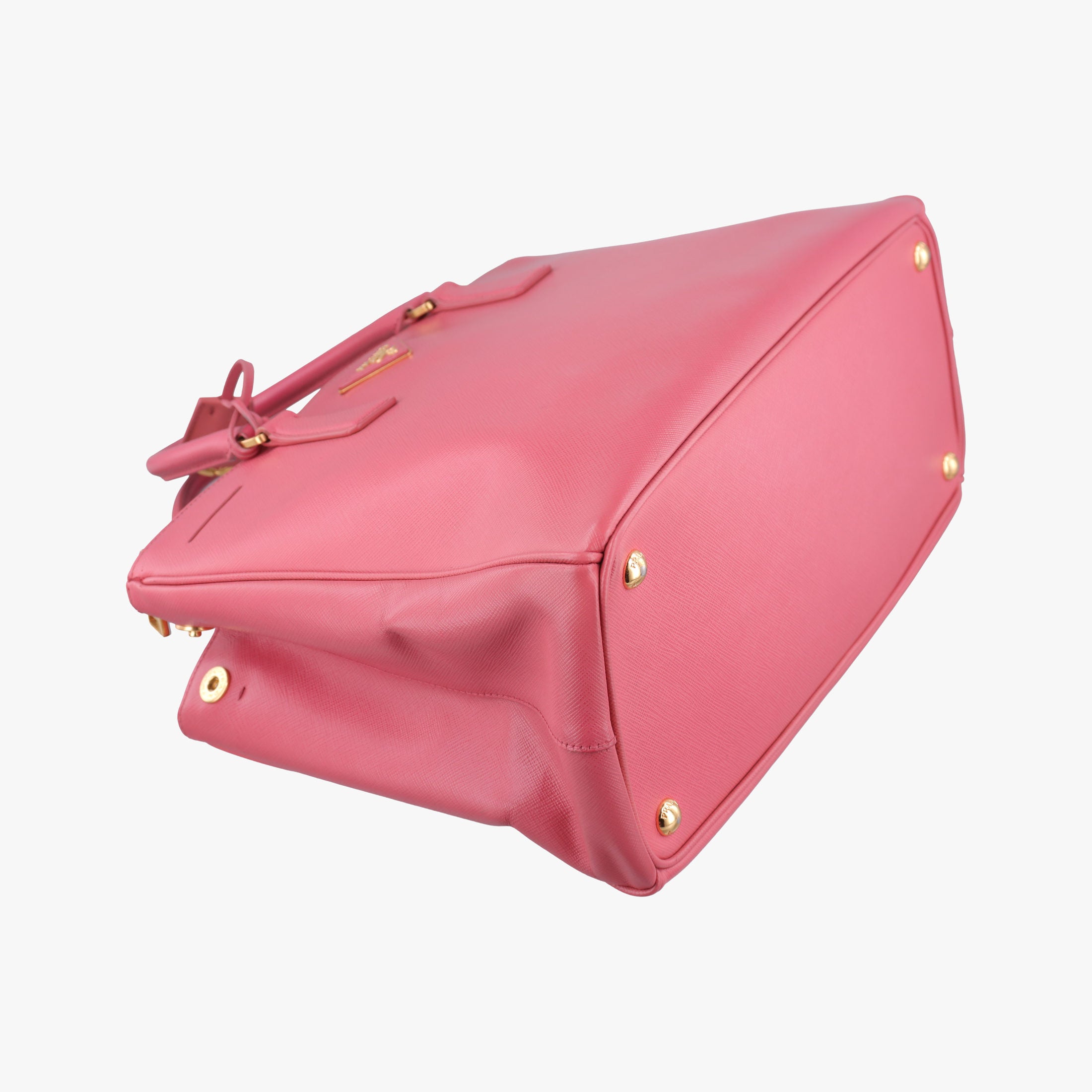Pre-owned Prada Galleria Pink SAFFIANO Leather BN1786 shoulderbag | stylenewstar