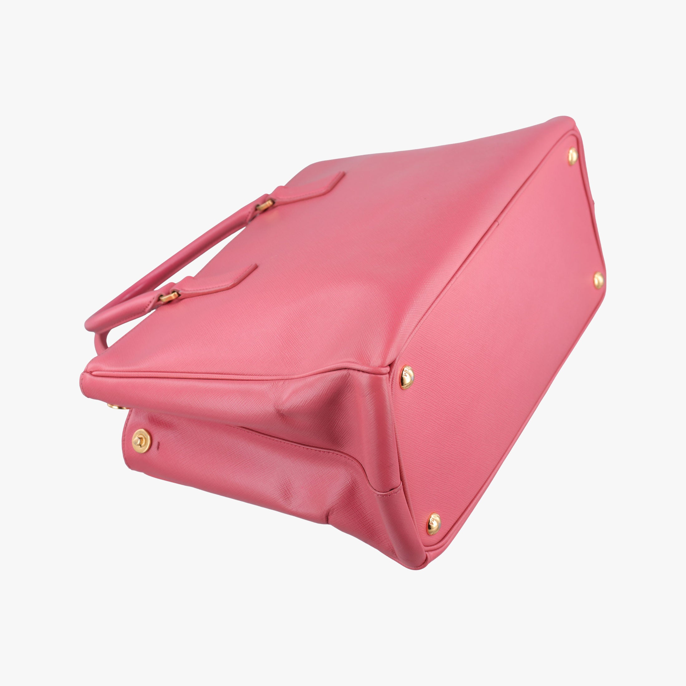 Pre-owned Prada Galleria Pink SAFFIANO Leather BN1786 shoulderbag | stylenewstar