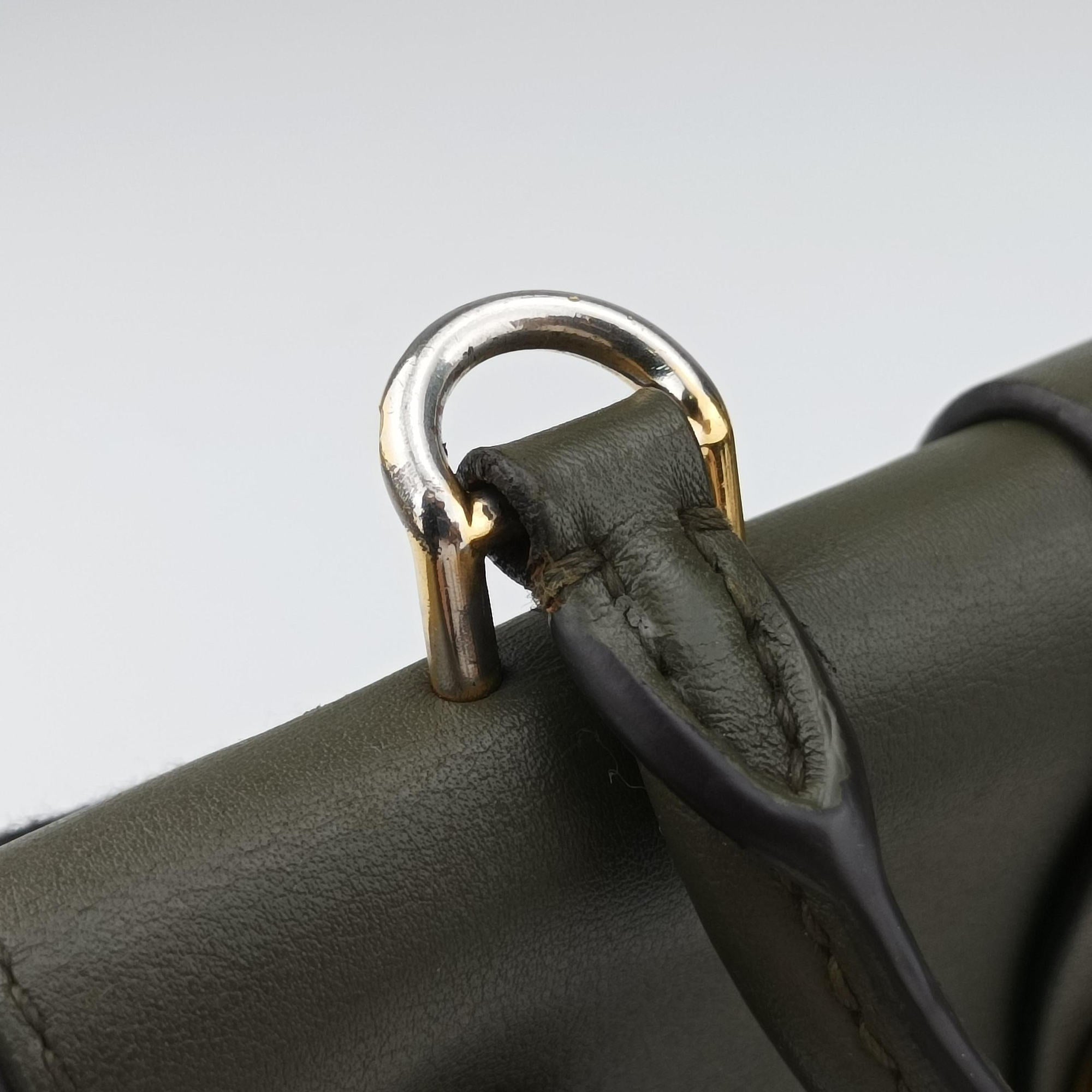 Pre-owned Louis Vuitton Rocky BB Brown×Laurier Monogram canvas×calf leather M44797 shoulderbag | stylenewstar