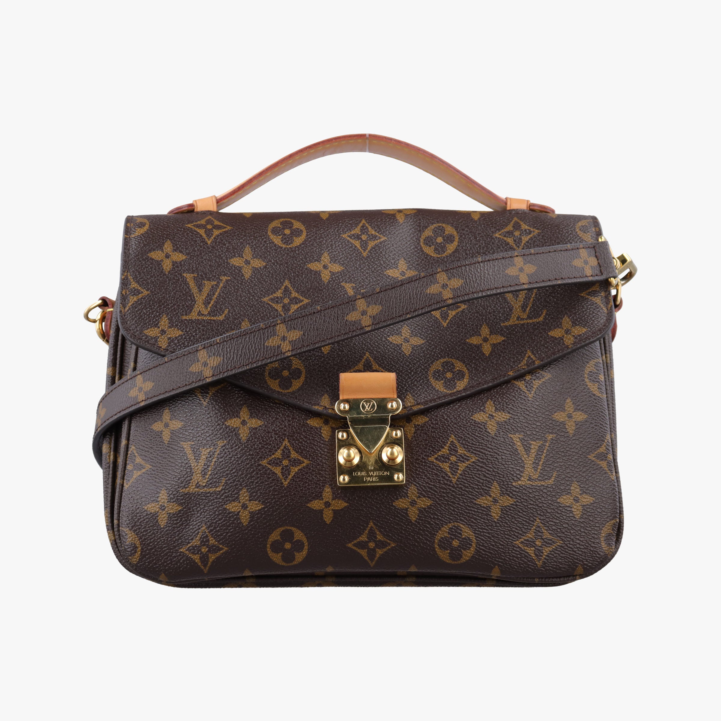 Pre-owned Louis Vuitton Pochette Metis MM Brown Monogram Canvas M44875 shoulderbag | stylenewstar