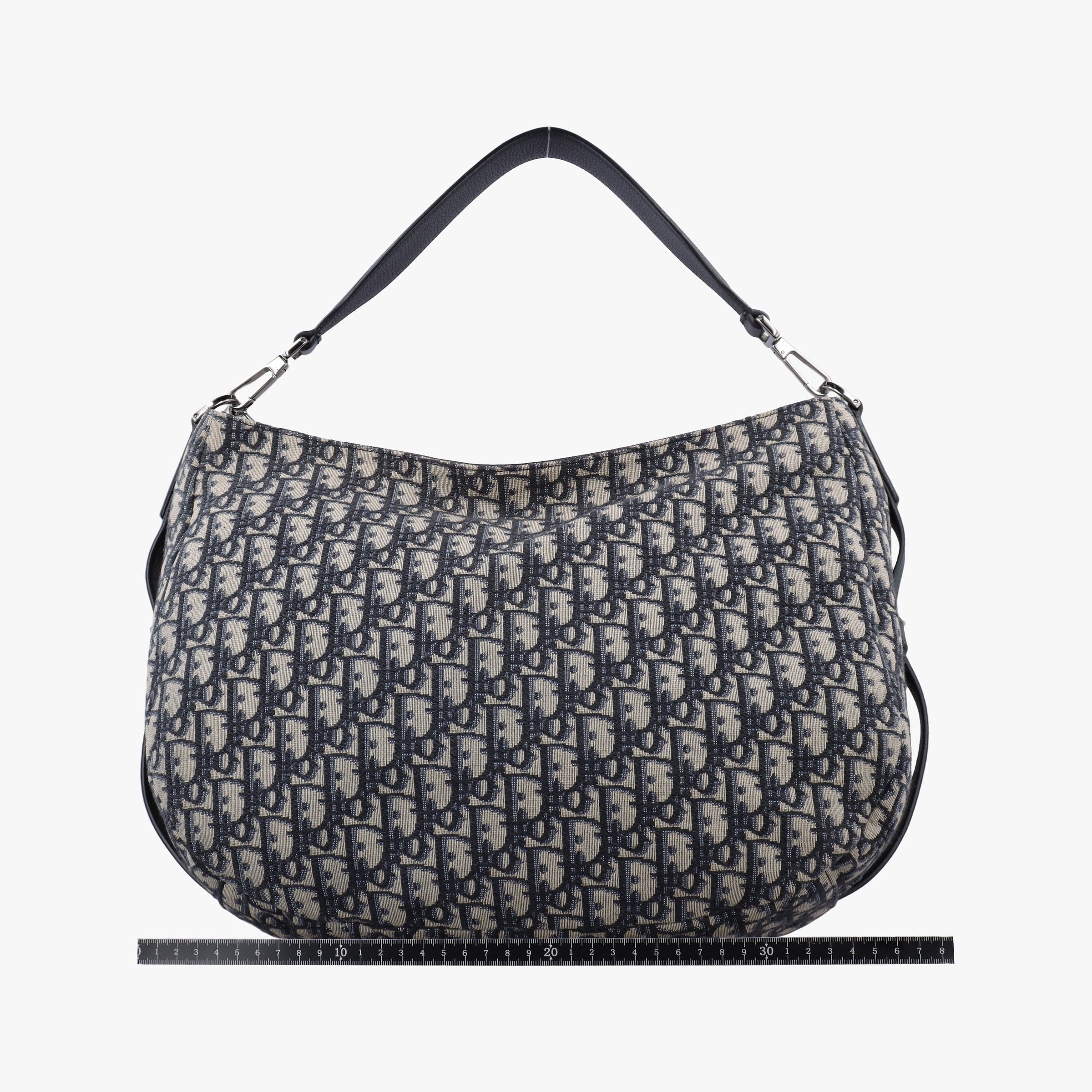 Vintage Christian Dior Saddle Navy Jacquard  shoulderbag | stylenewstar