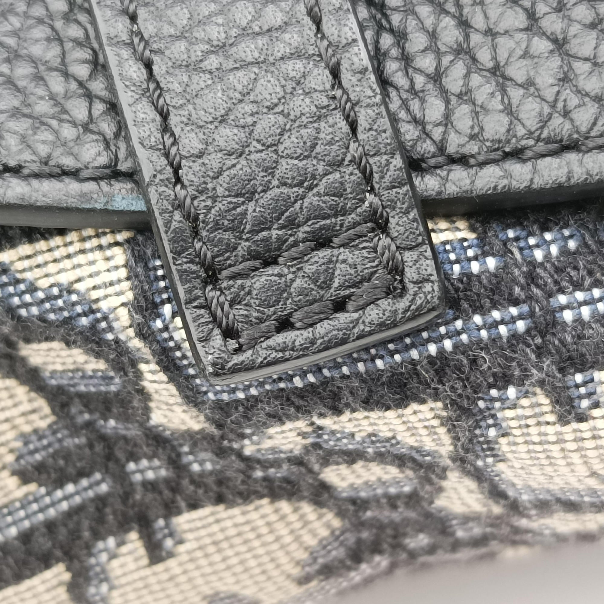 Vintage Christian Dior Saddle Navy Jacquard  shoulderbag | stylenewstar