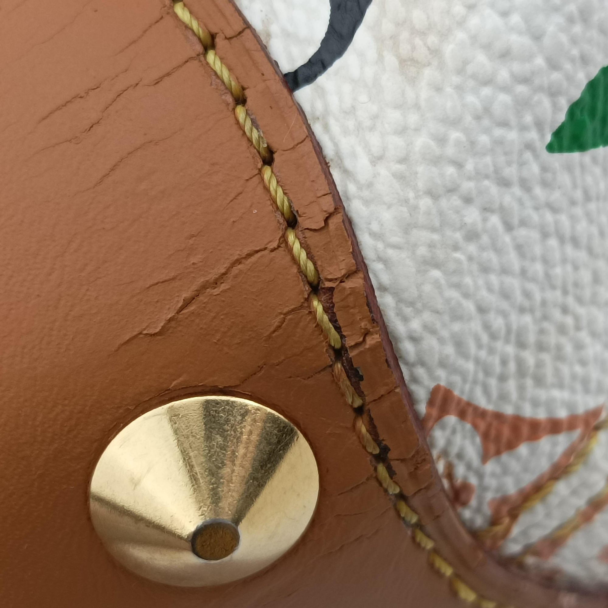 Pre-owned Louis Vuitton JUDY MM white Monogram Multicolor M40255 shoulderbag | stylenewstar
