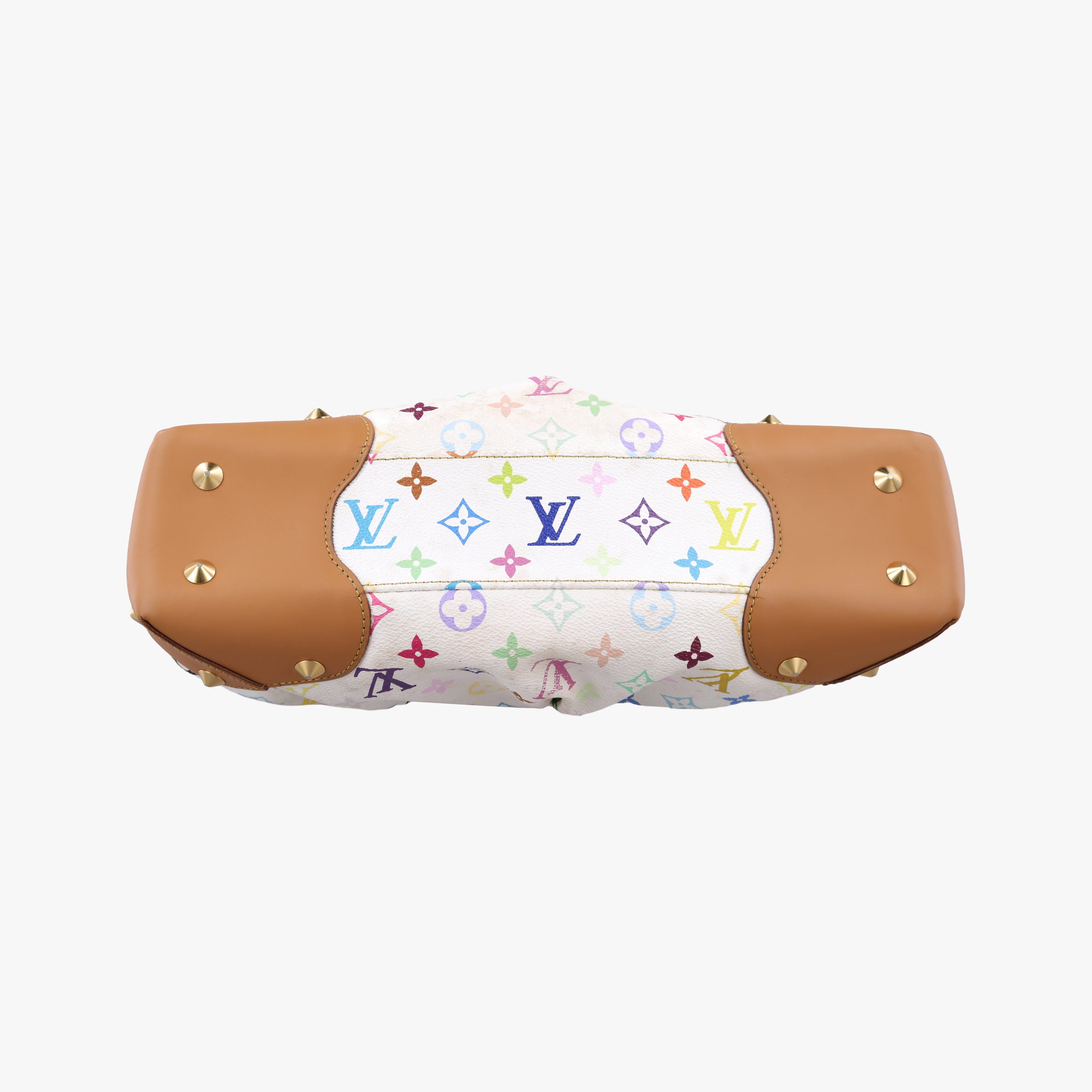 Pre-owned Louis Vuitton JUDY MM white Monogram Multicolor M40255 shoulderbag | stylenewstar