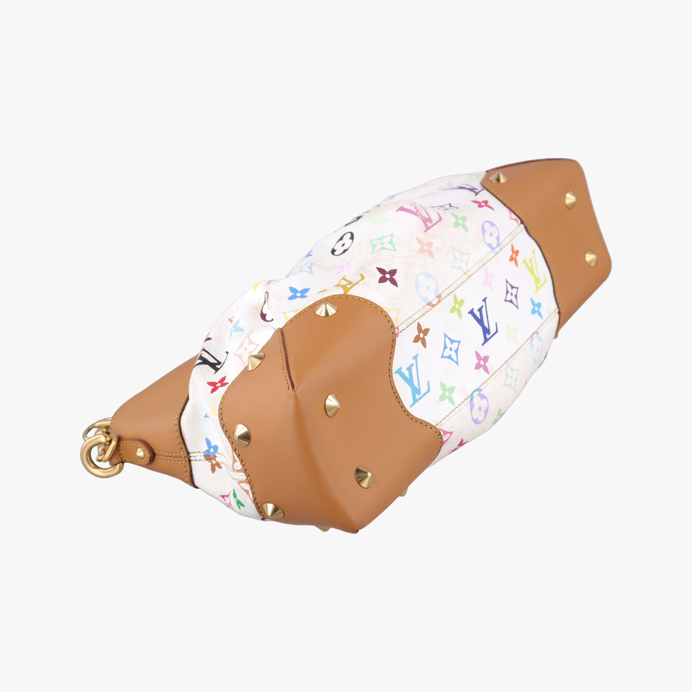 Pre-owned Louis Vuitton JUDY MM white Monogram Multicolor M40255 shoulderbag | stylenewstar