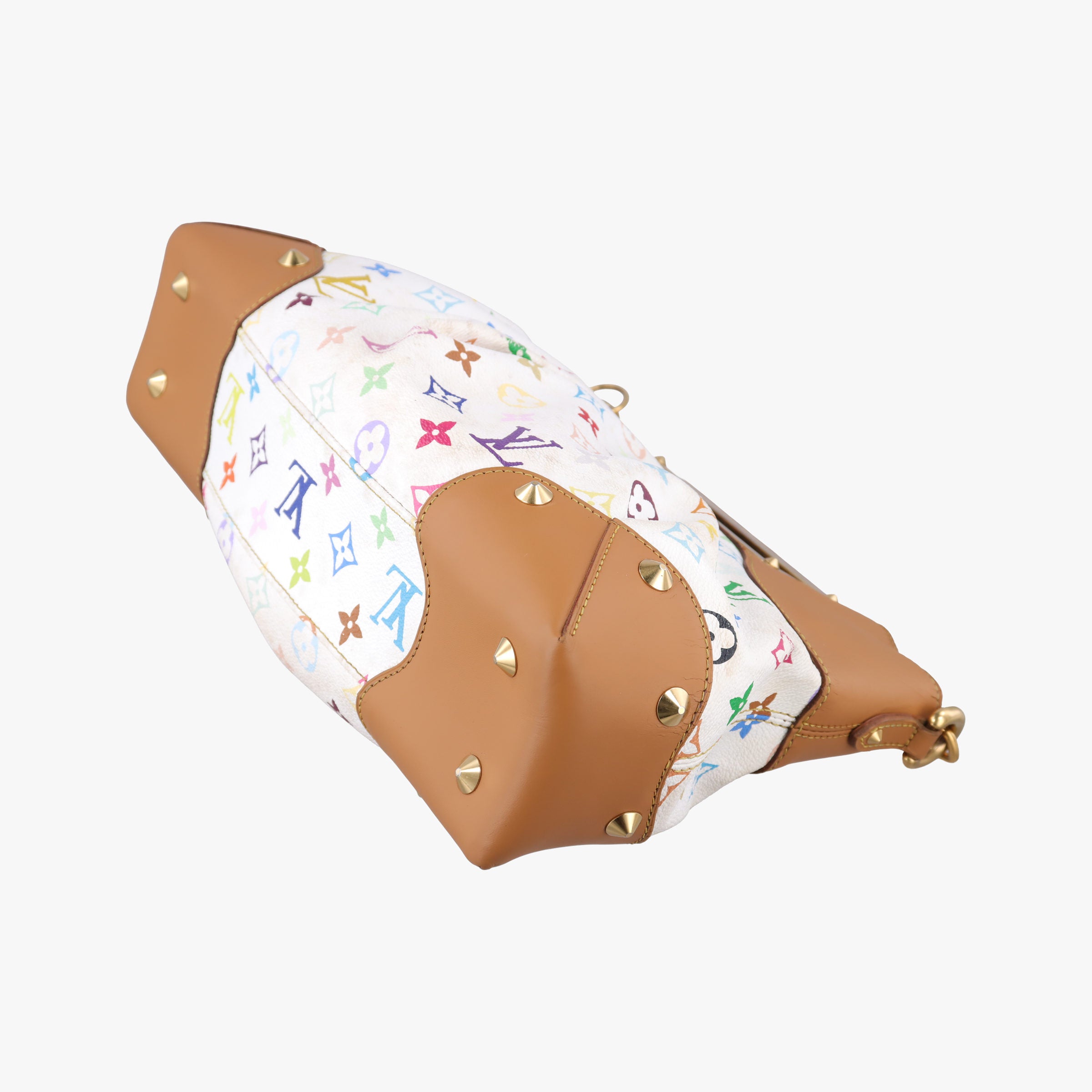 Pre-owned Louis Vuitton JUDY MM white Monogram Multicolor M40255 shoulderbag | stylenewstar