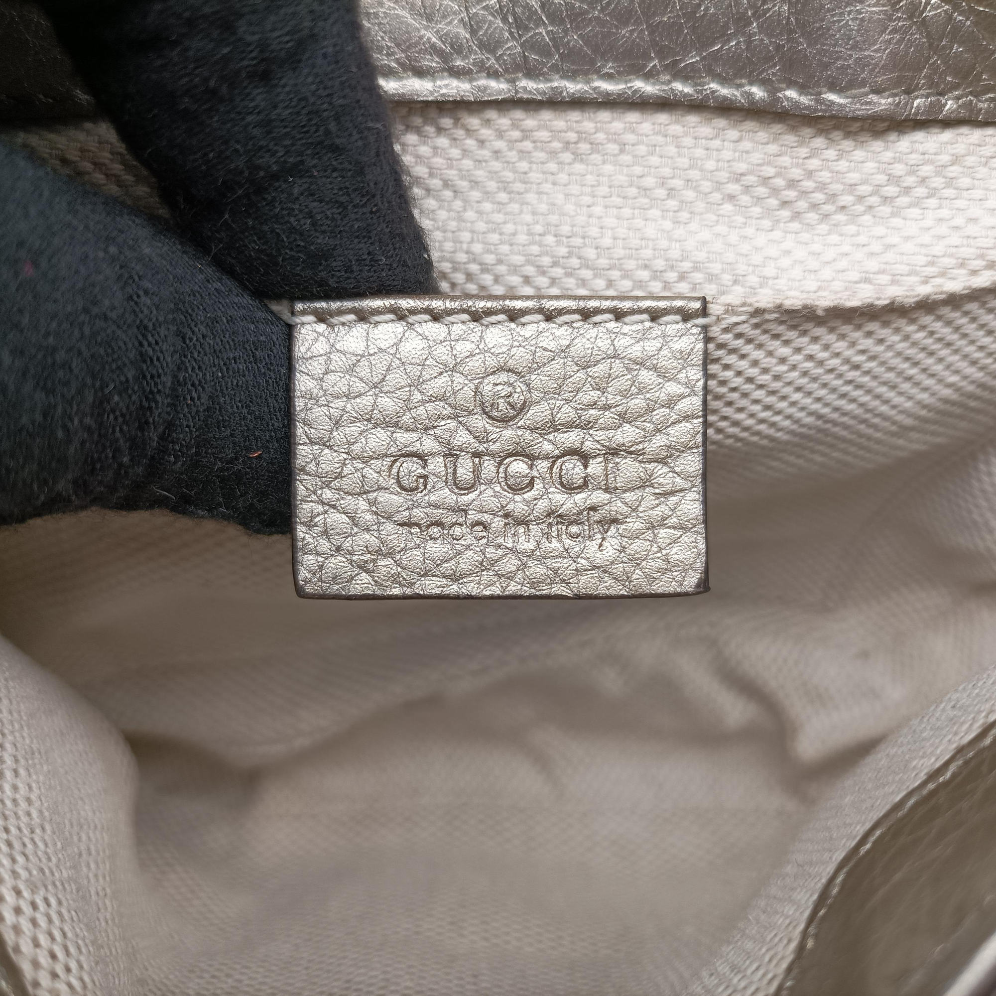 Pre-owned Gucci Soho Golden Leather 323190 shoulderbag | stylenewstar