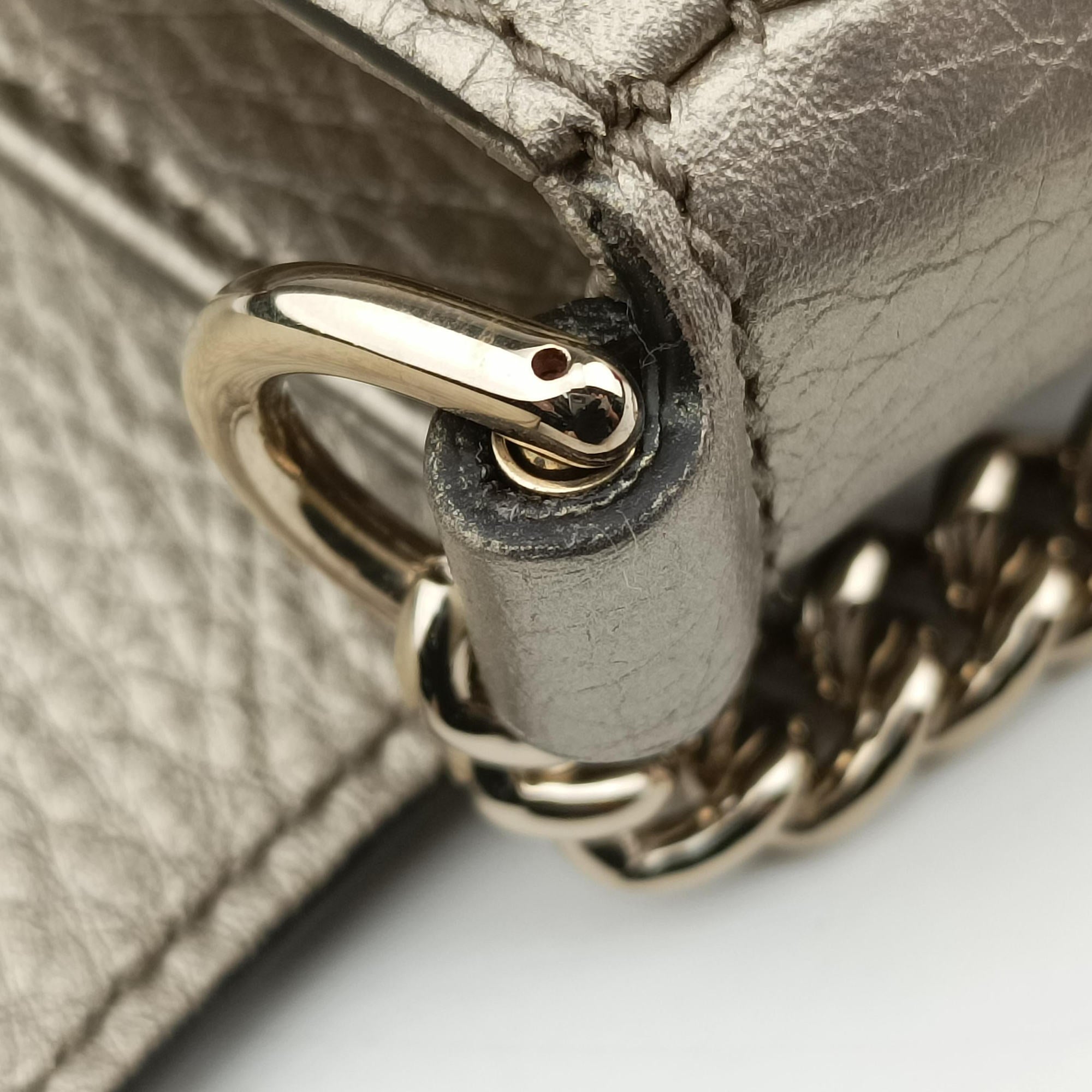 Pre-owned Gucci Soho Golden Leather 323190 shoulderbag | stylenewstar