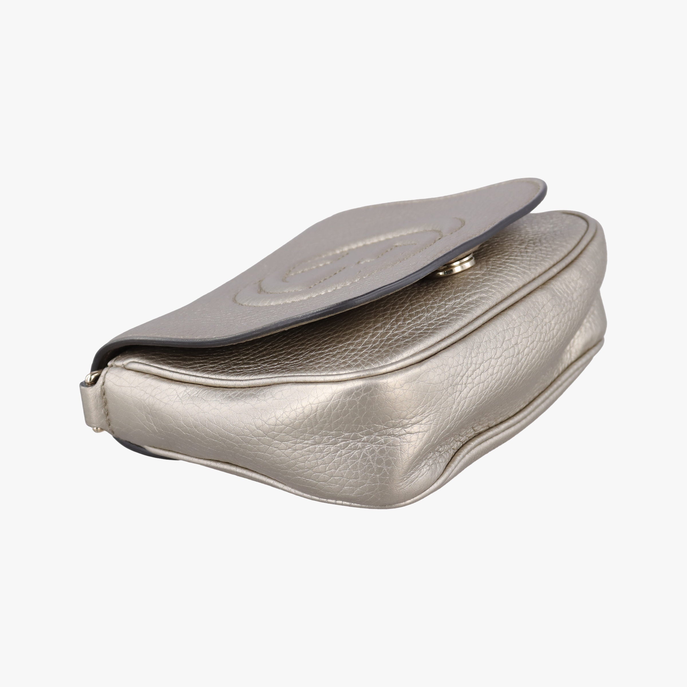 Pre-owned Gucci Soho Golden Leather 323190 shoulderbag | stylenewstar