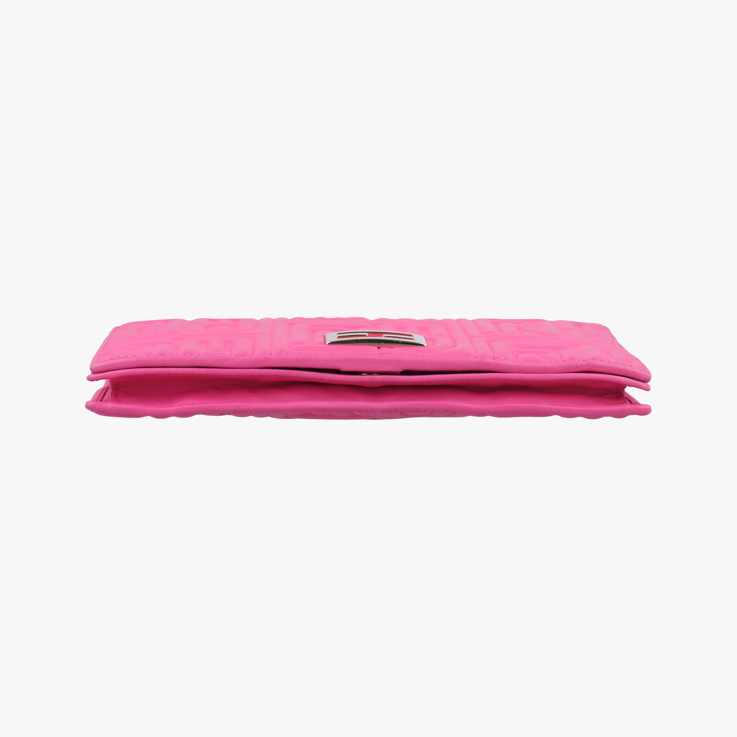 Pre-owned Fendi Embossed Logo Rose Leather 8M0219 shoulderbag | stylenewstar