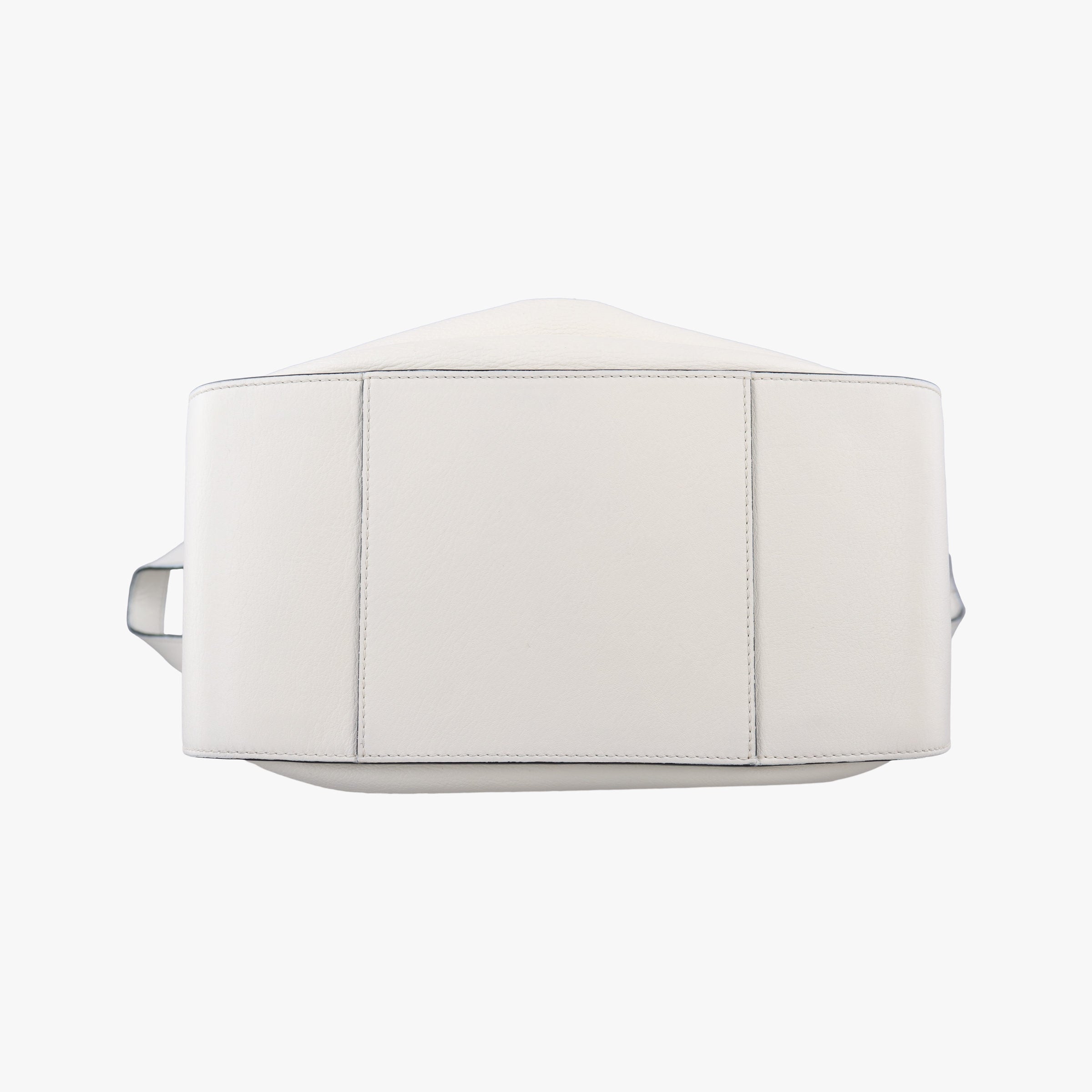 Pre-owned Loewe Hammock White Leather  shoulderbag | stylenewstar