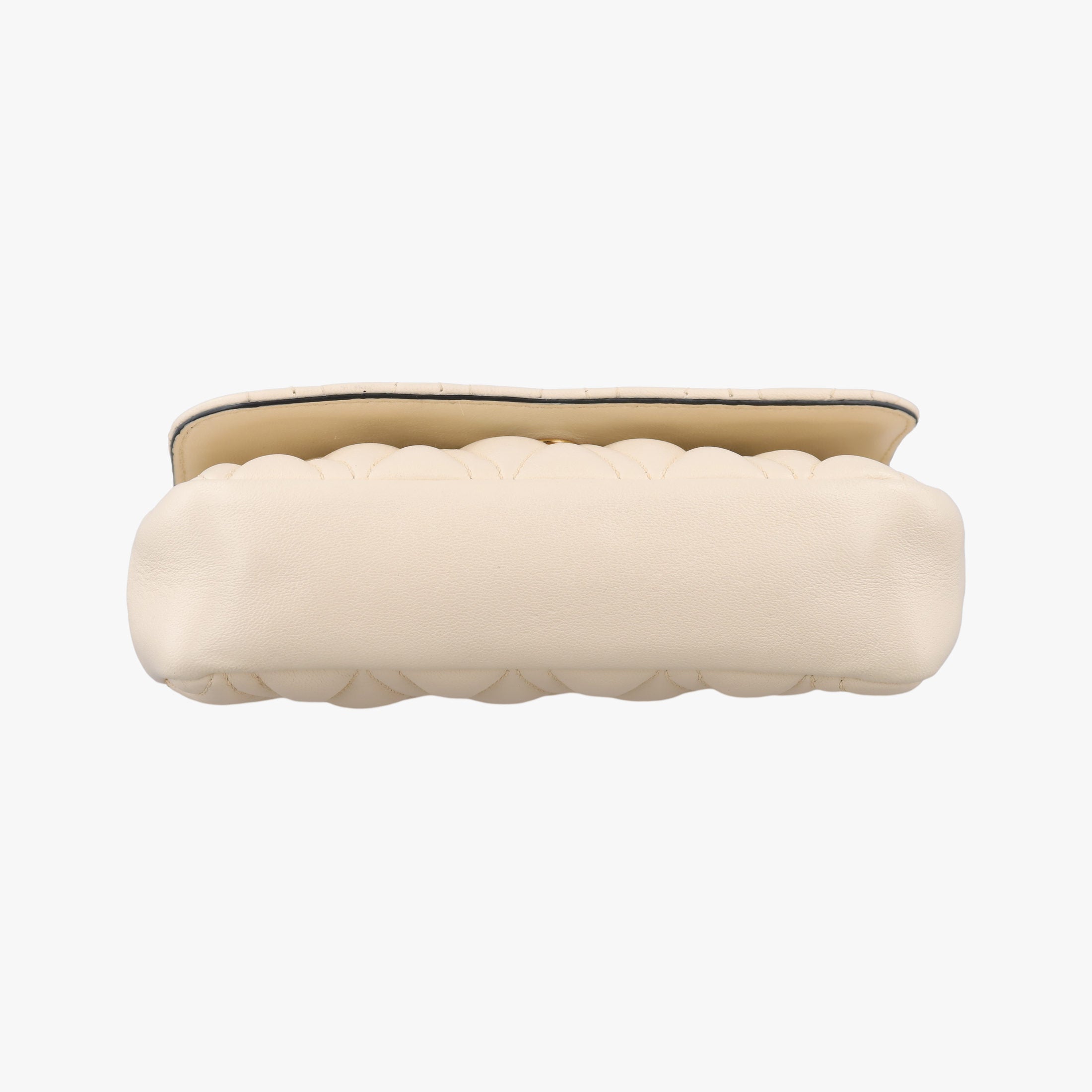 Pre-owned VERSACE Virtus Beige Leather  shoulderbag | stylenewstar