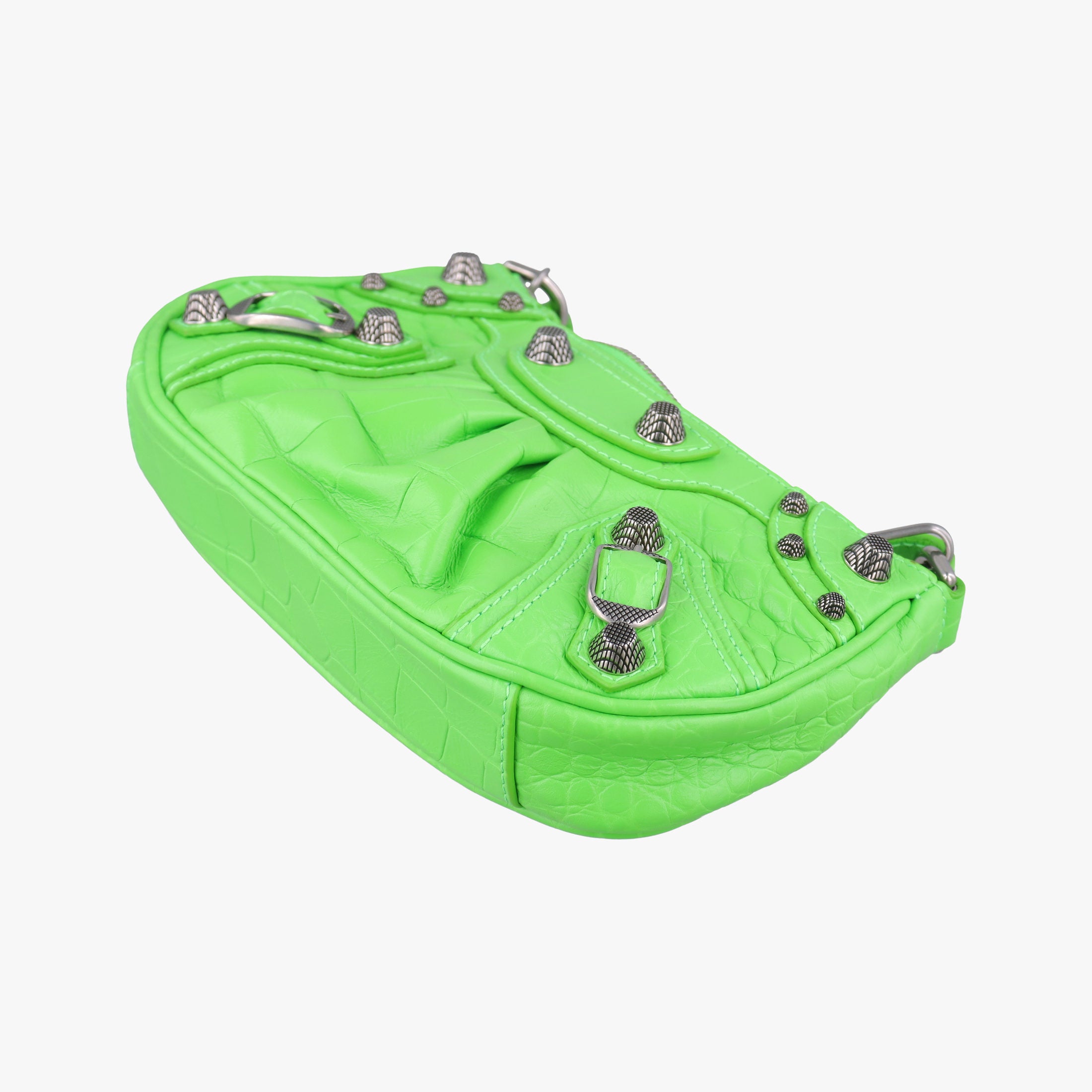 Vintage Balenciaga Le Cagole Green lambskin  shoulderbag | stylenewstar
