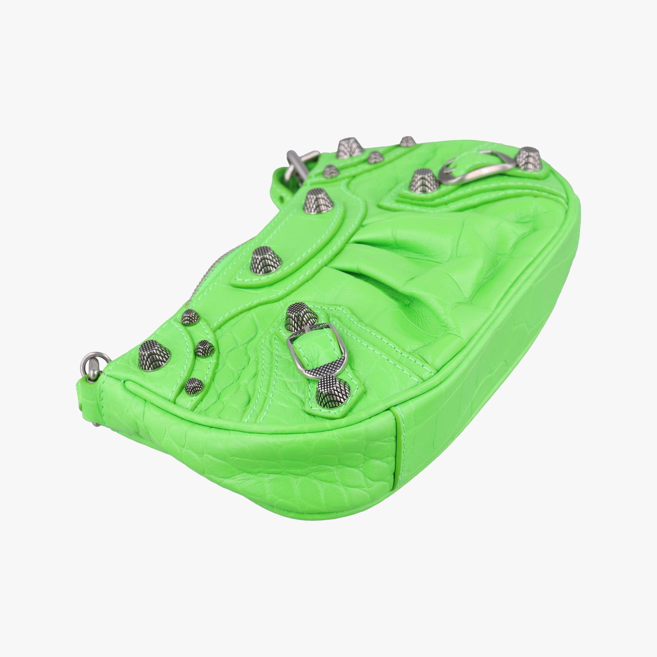 Vintage Balenciaga Le Cagole Green lambskin  shoulderbag | stylenewstar