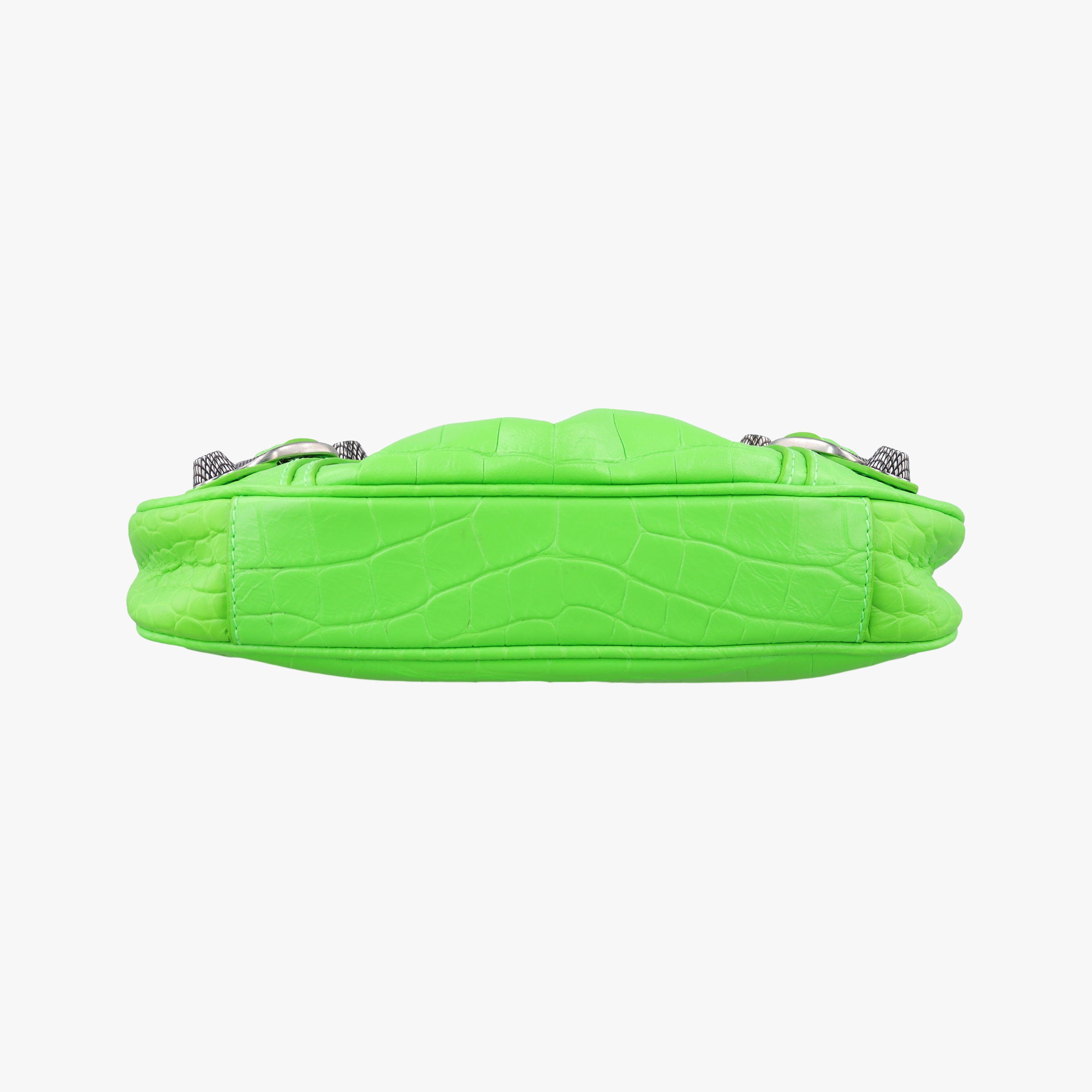 Pre-owned Balenciaga Le Cagole Green lambskin  shoulderbag | stylenewstar