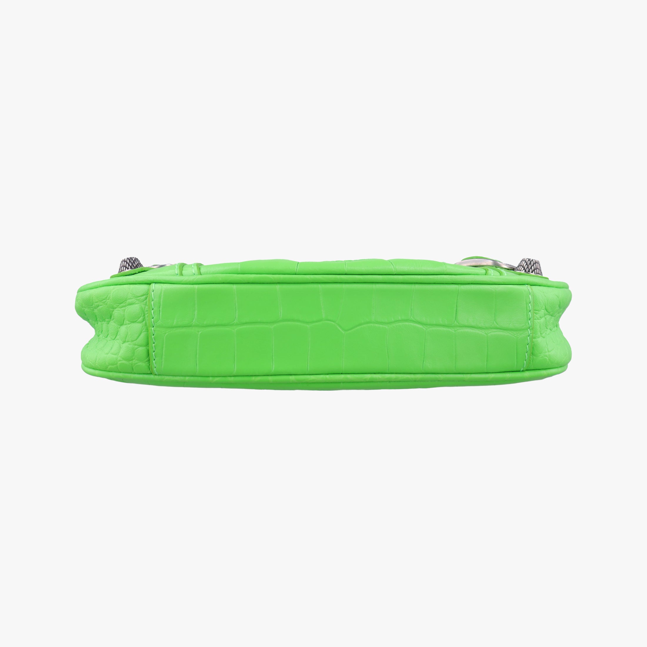 Pre-owned Balenciaga Le Cagole Green lambskin  shoulderbag | stylenewstar