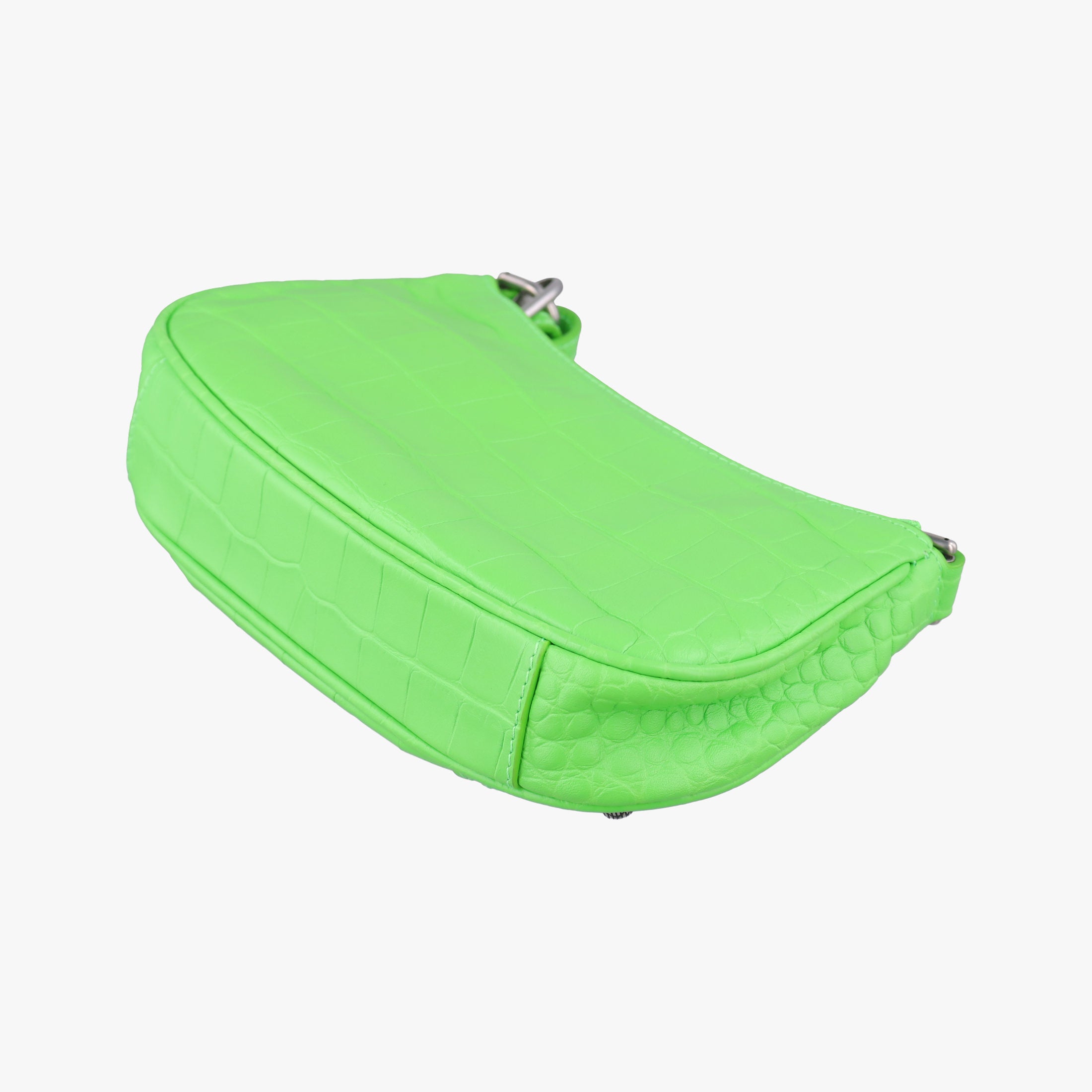 Pre-owned Balenciaga Le Cagole Green lambskin  shoulderbag | stylenewstar