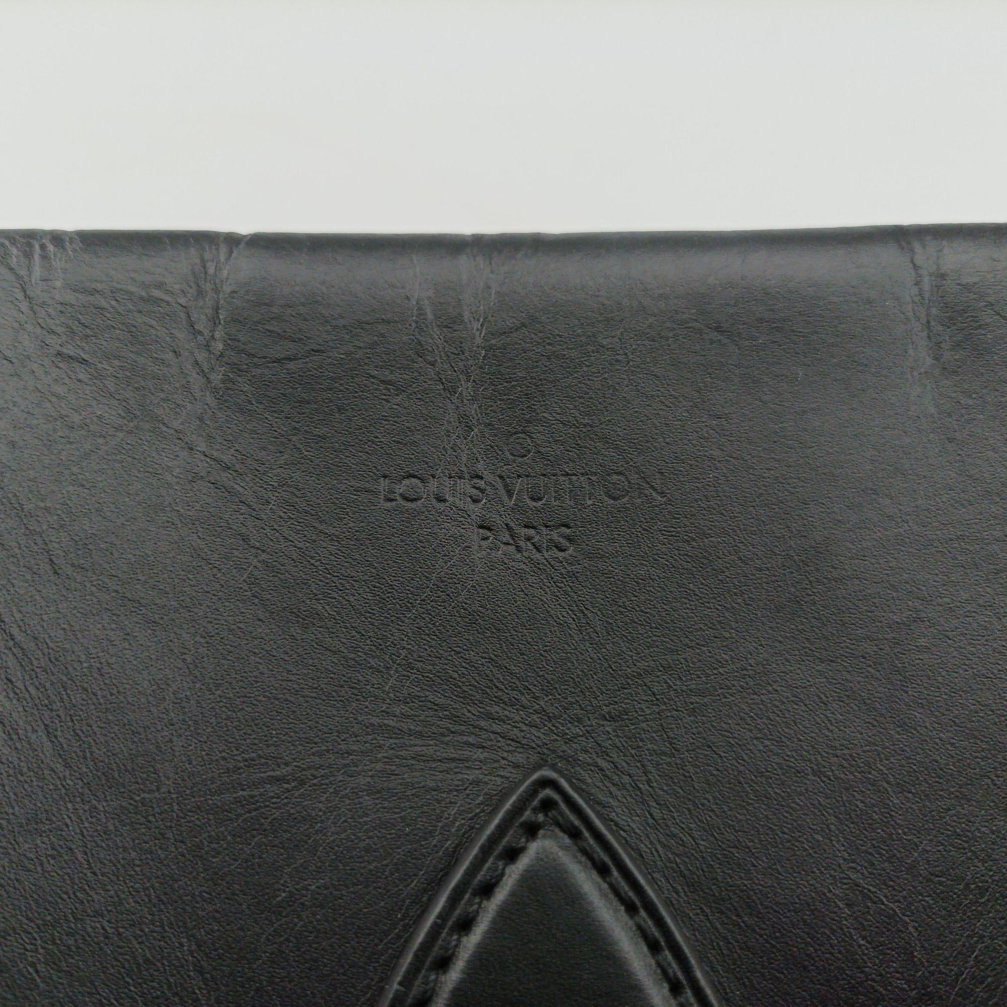 Pre-owned Louis Vuitton PALK Brown×black Monogram MACASSAR×calf leather M40637 backpack/rucksack | stylenewstar
