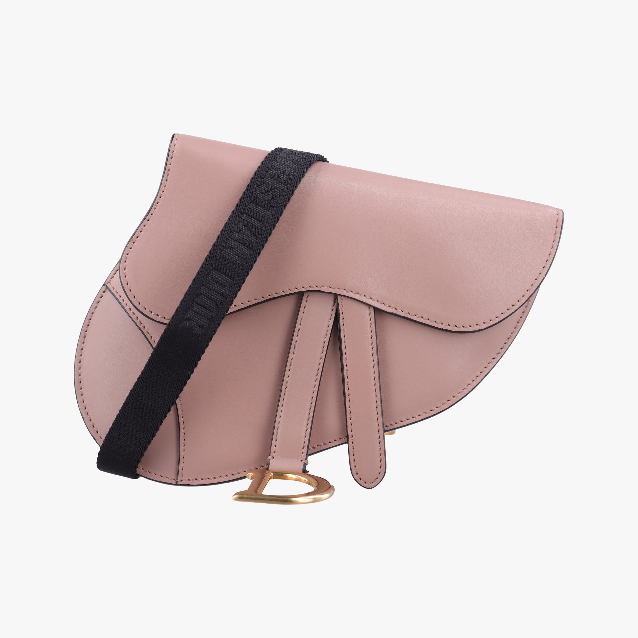 Pre-owned Christian Dior saddle Pink leather  bum bag/waist bag | stylenewstar
