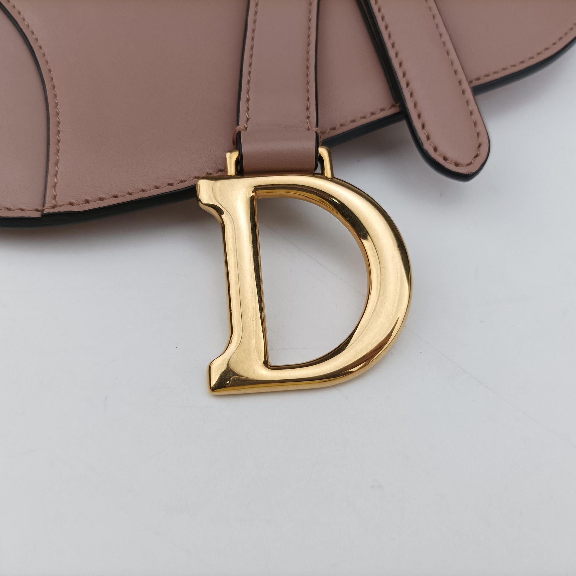 Pre-owned Christian Dior saddle Pink leather  bum bag/waist bag | stylenewstar