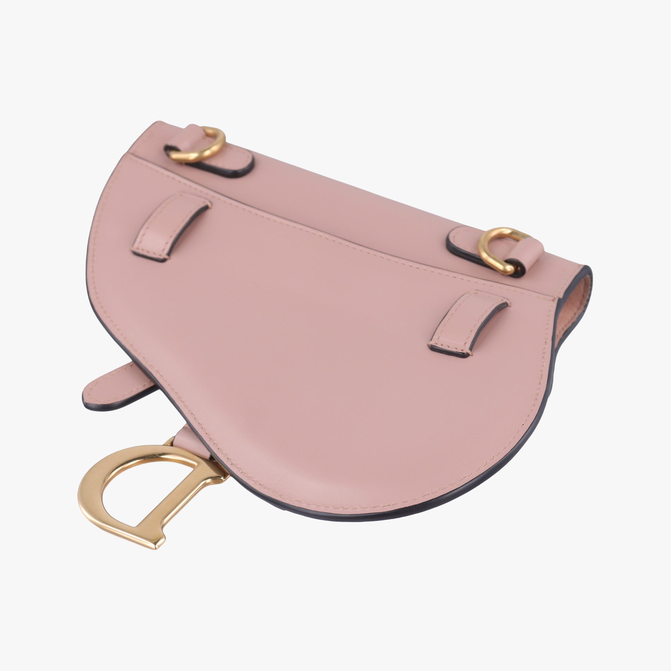 Pre-owned Christian Dior saddle Pink leather  bum bag/waist bag | stylenewstar