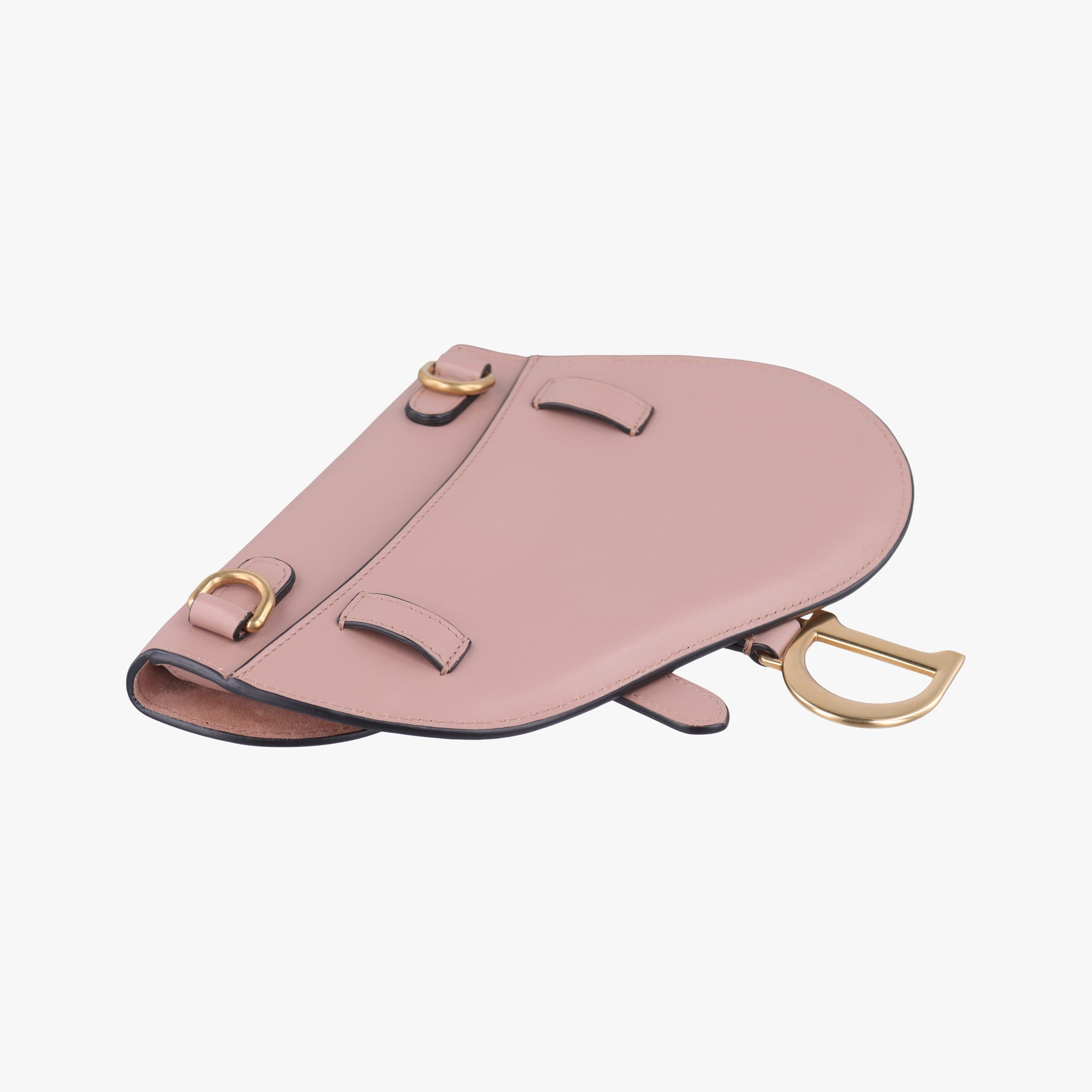 Pre-owned Christian Dior saddle Pink leather  bum bag/waist bag | stylenewstar