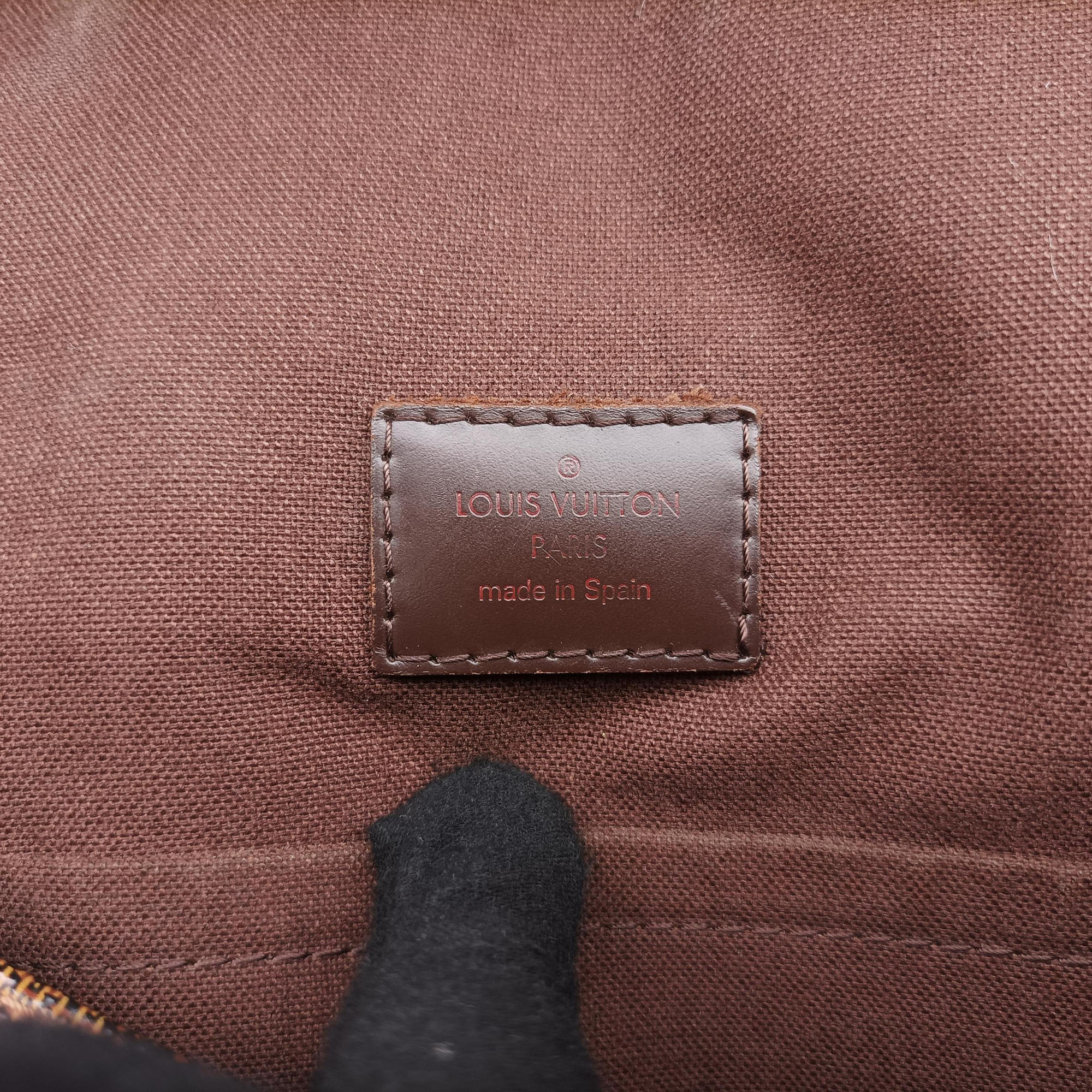 Pre-owned Louis Vuitton BROOKLYN MM EBENE Damier Canvas N51211 shoulderbag | stylenewstar
