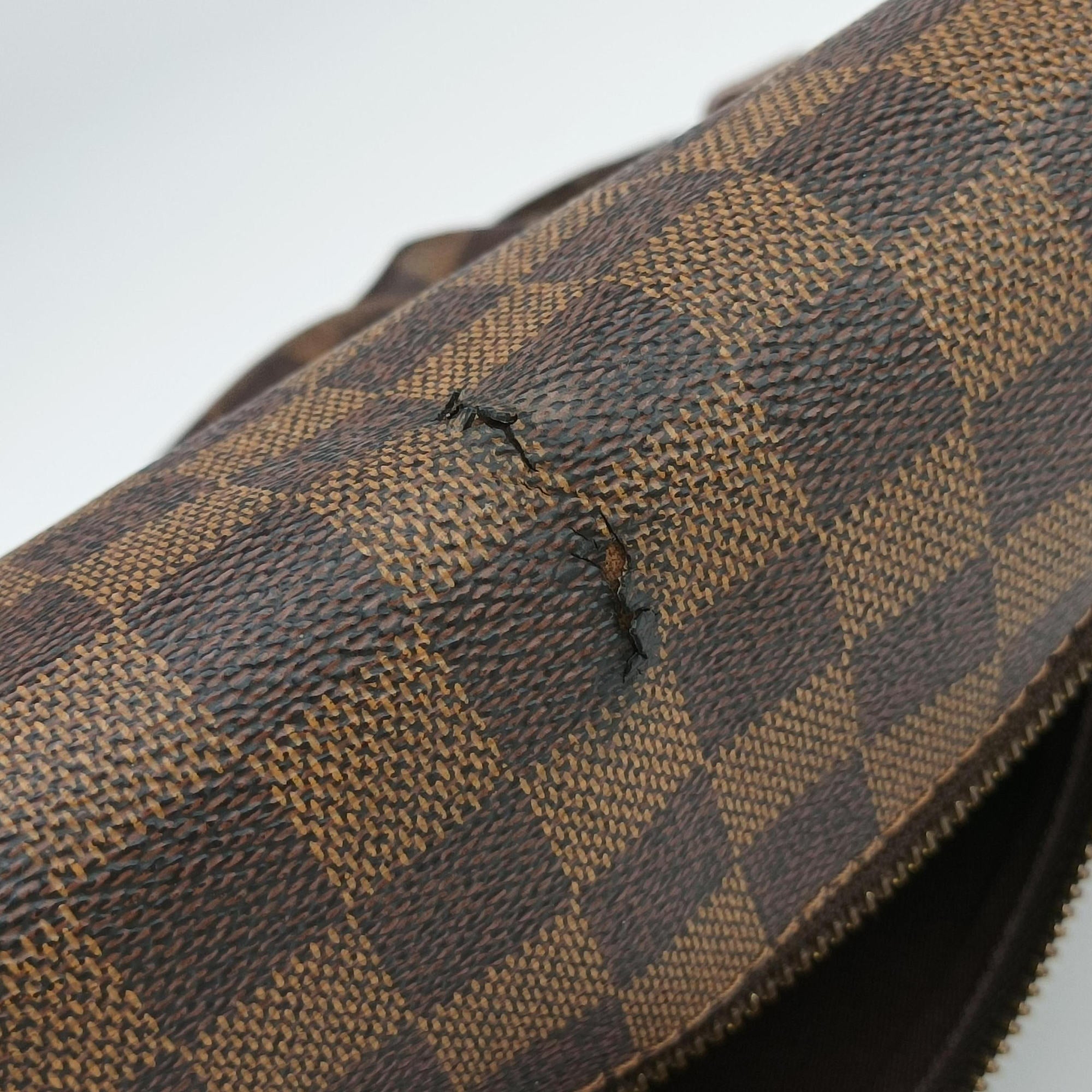 Pre-owned Louis Vuitton BROOKLYN MM EBENE Damier Canvas N51211 shoulderbag | stylenewstar