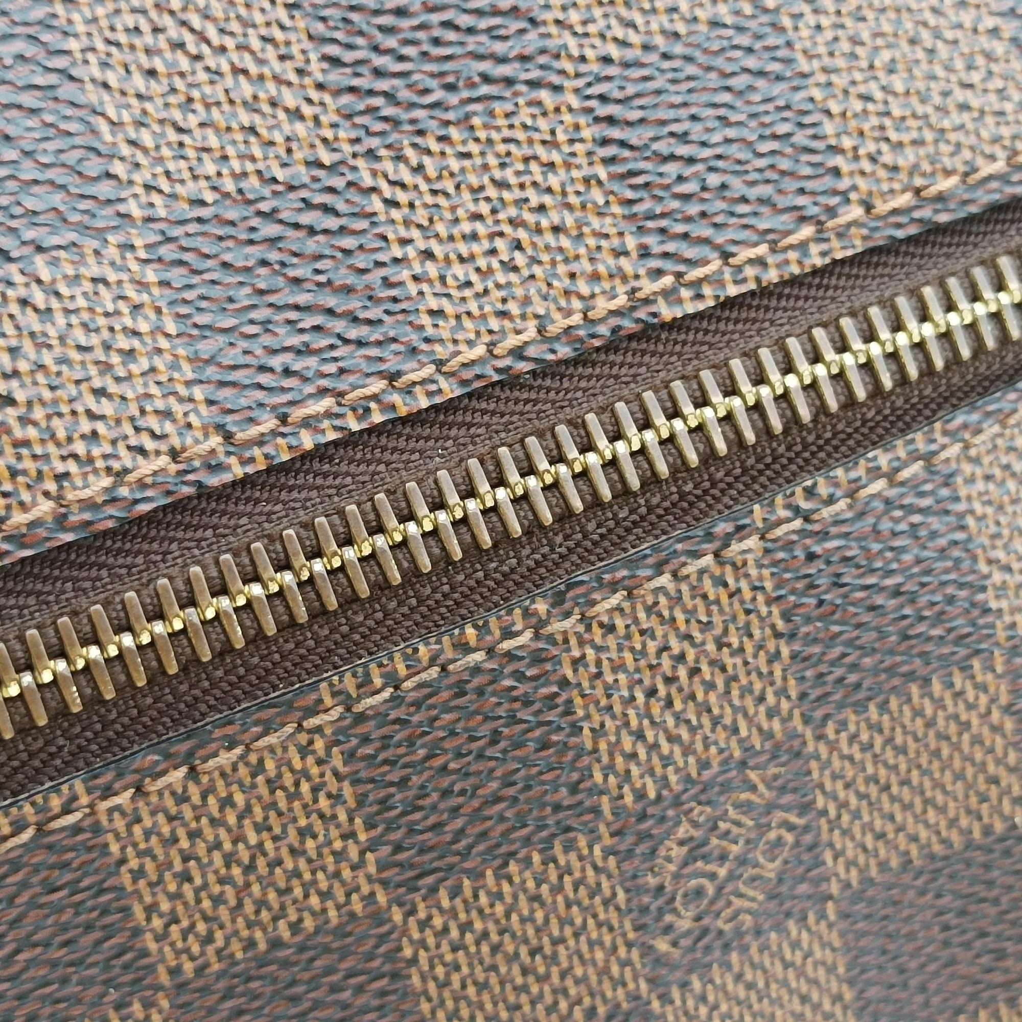 Pre-owned Louis Vuitton BROOKLYN MM EBENE Damier Canvas N51211 shoulderbag | stylenewstar