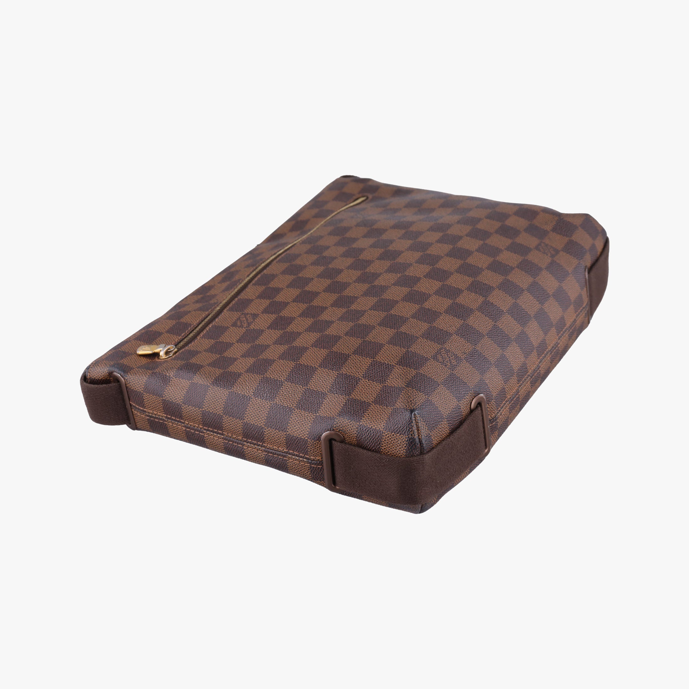Pre-owned Louis Vuitton BROOKLYN MM EBENE Damier Canvas N51211 shoulderbag | stylenewstar