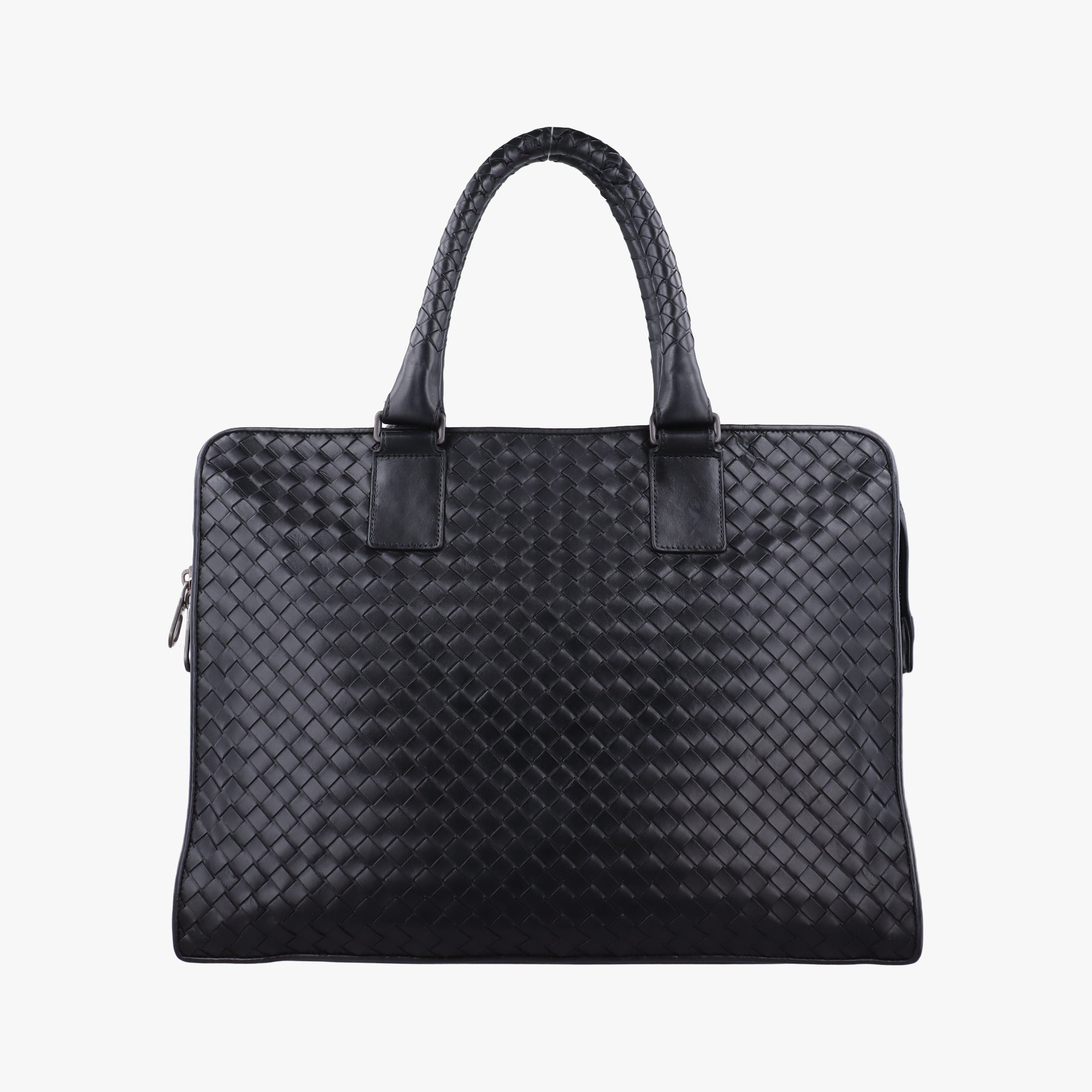 Secondhand Bottega Veneta Intrecciato Black lambskin  handbag | stylenewstar