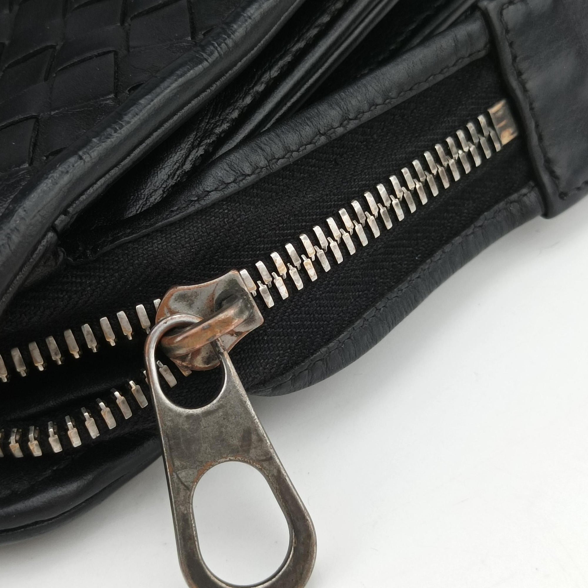 Secondhand Bottega Veneta Intrecciato Black lambskin  handbag | stylenewstar