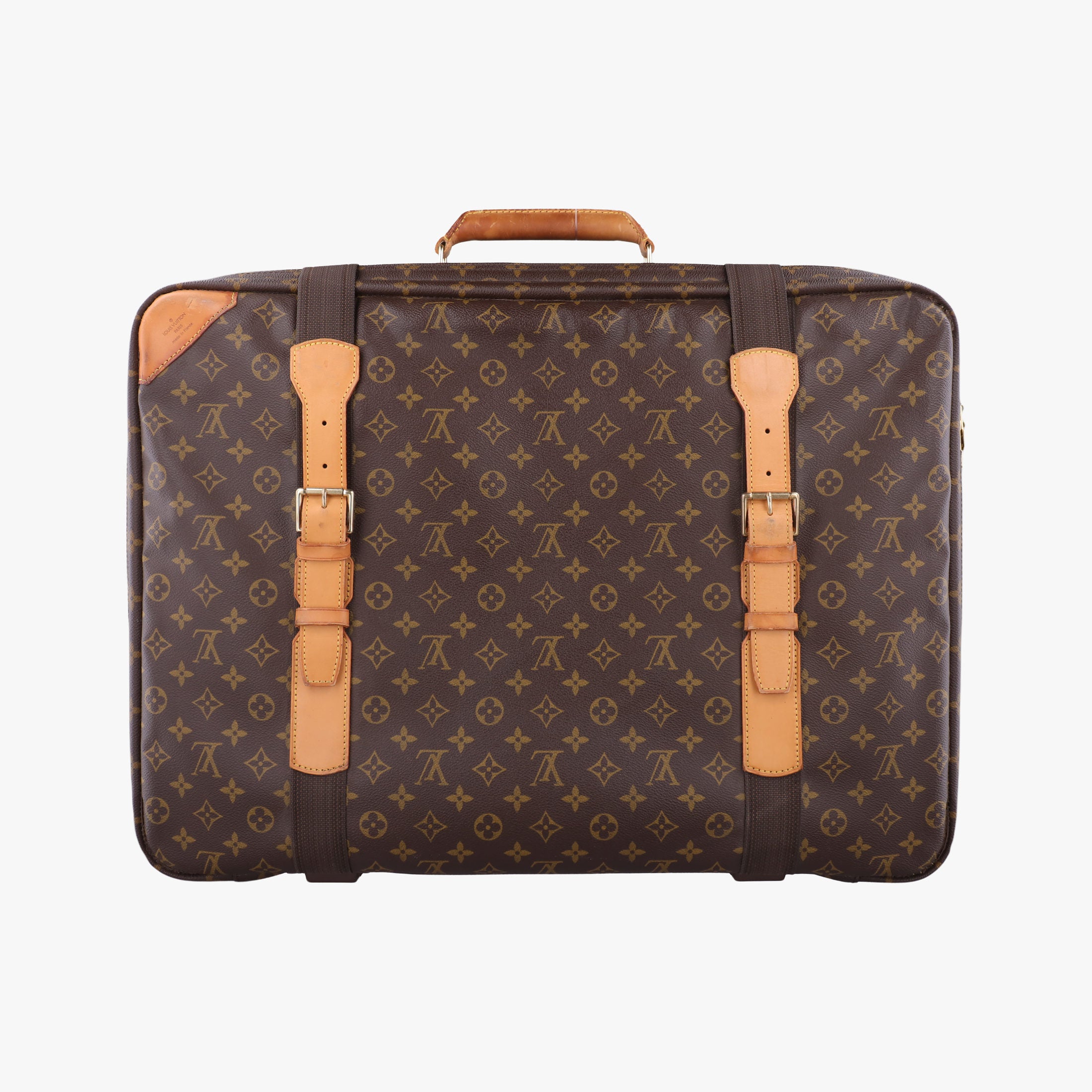 Pre-owned Louis Vuitton Satellite 60 brown Monogram Canvas M23354 handbag | stylenewstar