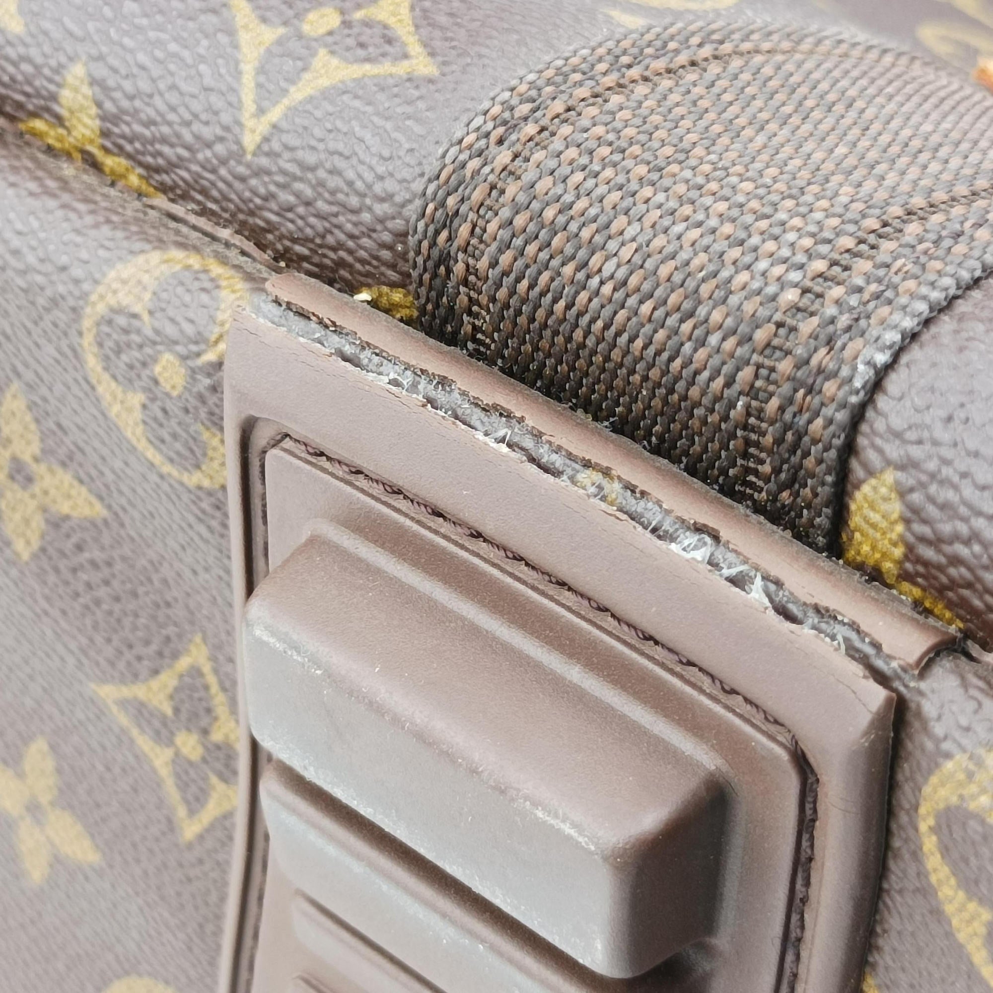 Pre-owned Louis Vuitton Satellite 60 brown Monogram Canvas M23354 handbag | stylenewstar
