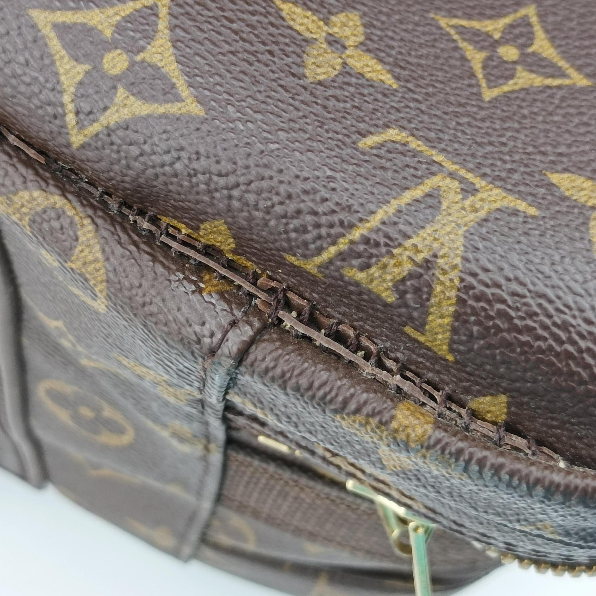 Pre-owned Louis Vuitton Satellite 60 brown Monogram Canvas M23354 handbag | stylenewstar