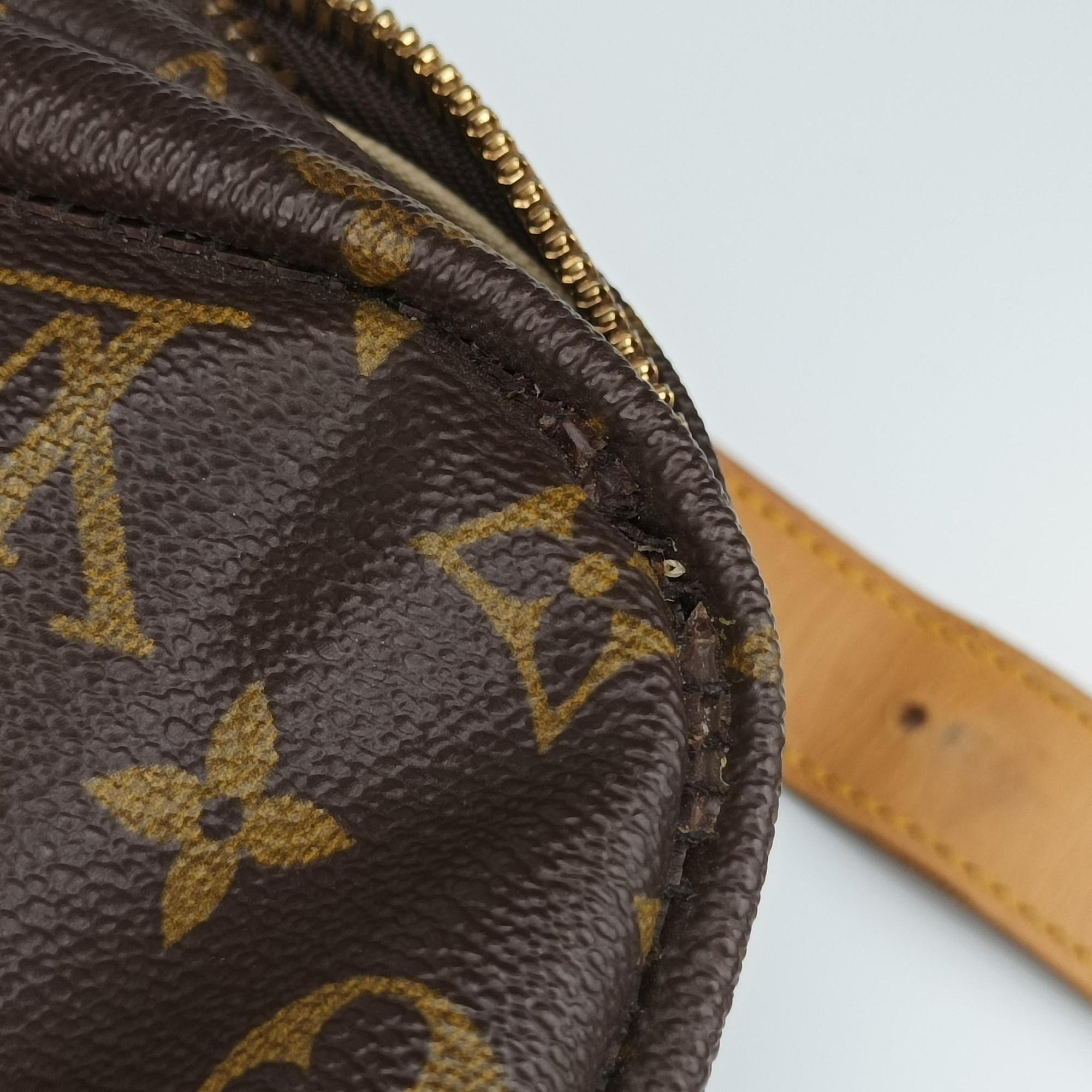 Pre-owned Louis Vuitton Satellite 60 brown Monogram Canvas M23354 handbag | stylenewstar
