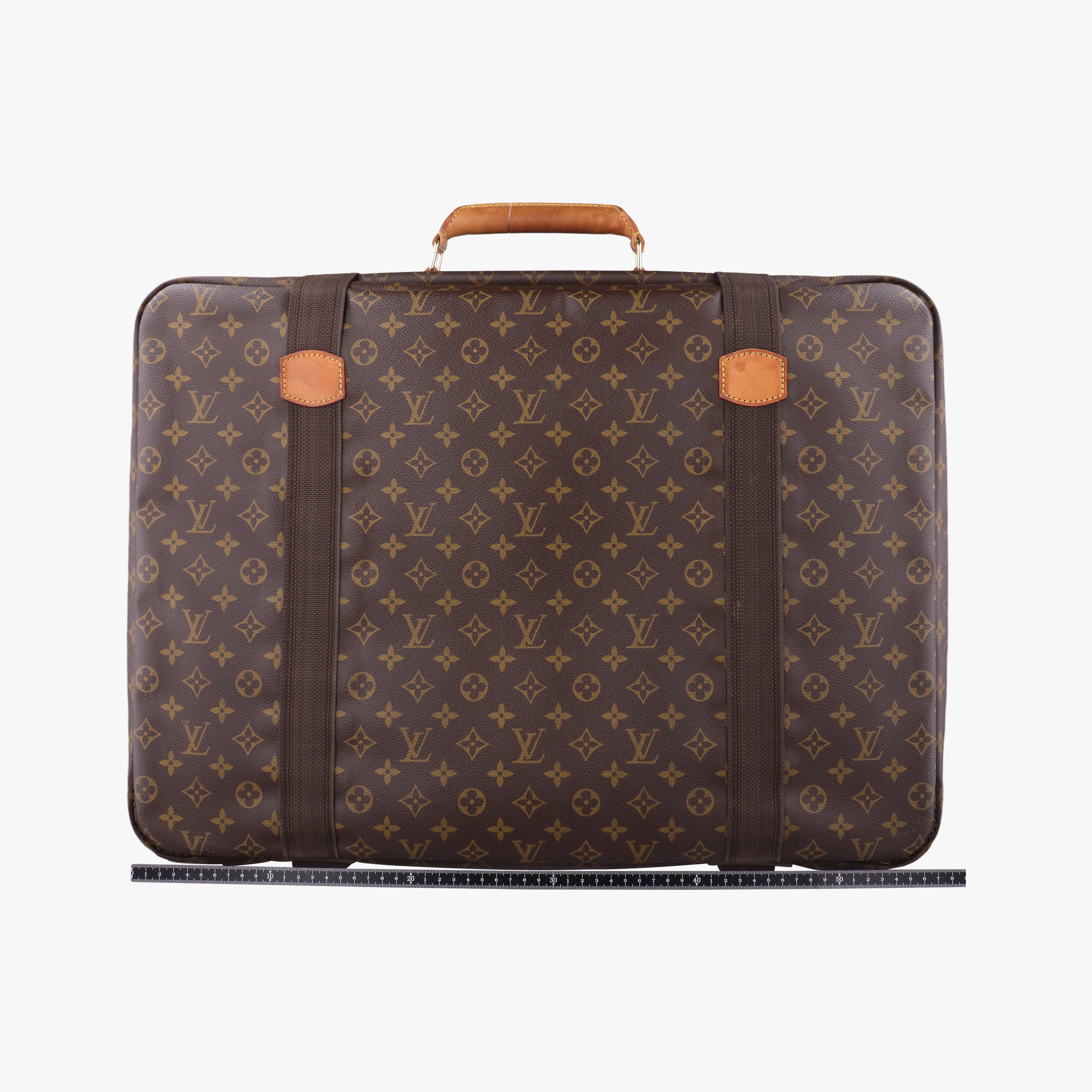 Pre-owned Louis Vuitton Satellite 60 brown Monogram Canvas M23354 handbag | stylenewstar