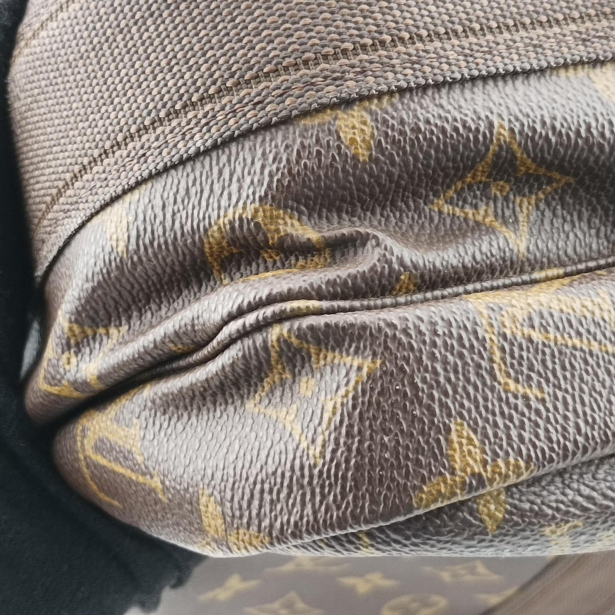 Pre-owned Louis Vuitton Satellite 60 brown Monogram Canvas M23354 handbag | stylenewstar