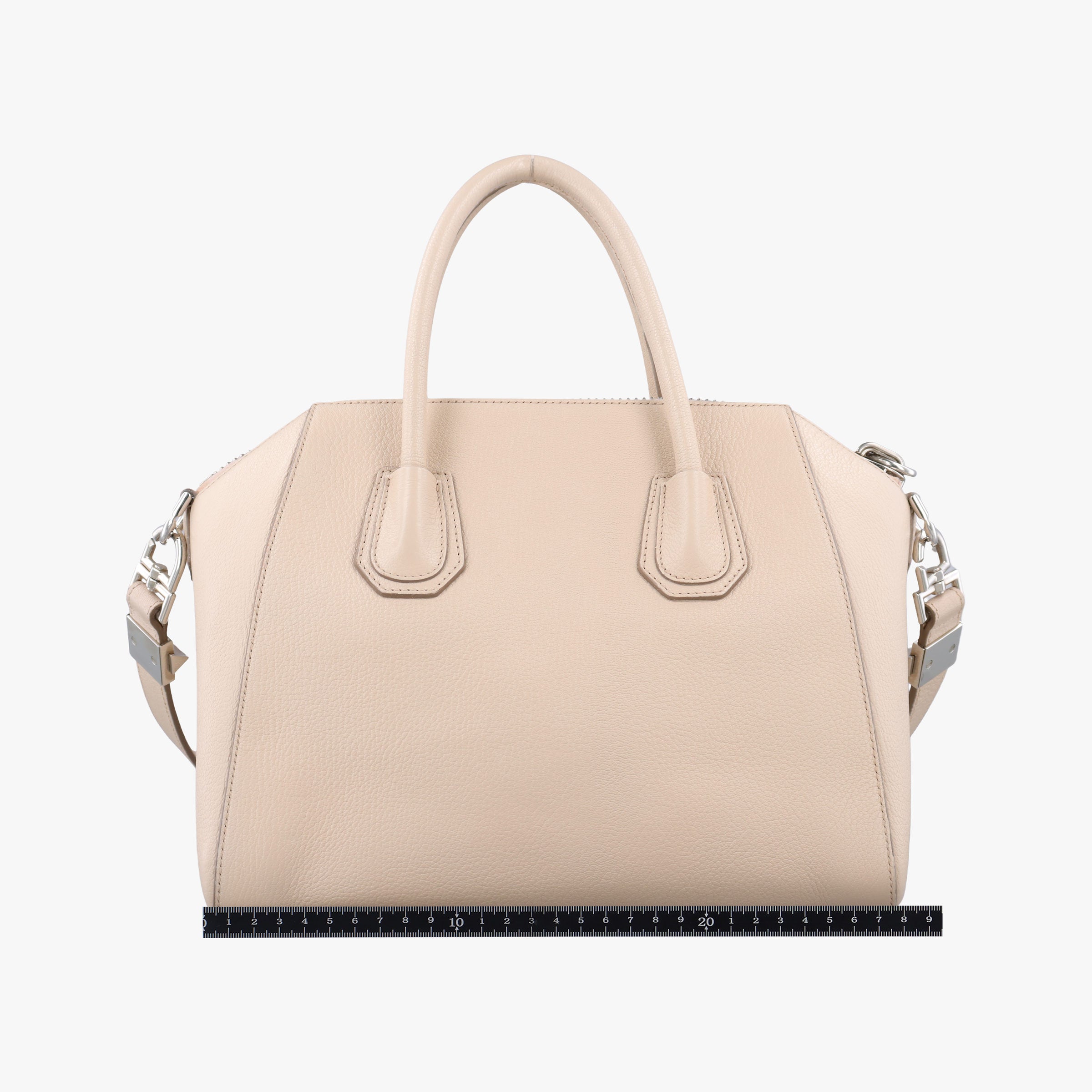 Pre-owned Givenchy Antigona Beige Leather  shoulderbag | stylenewstar