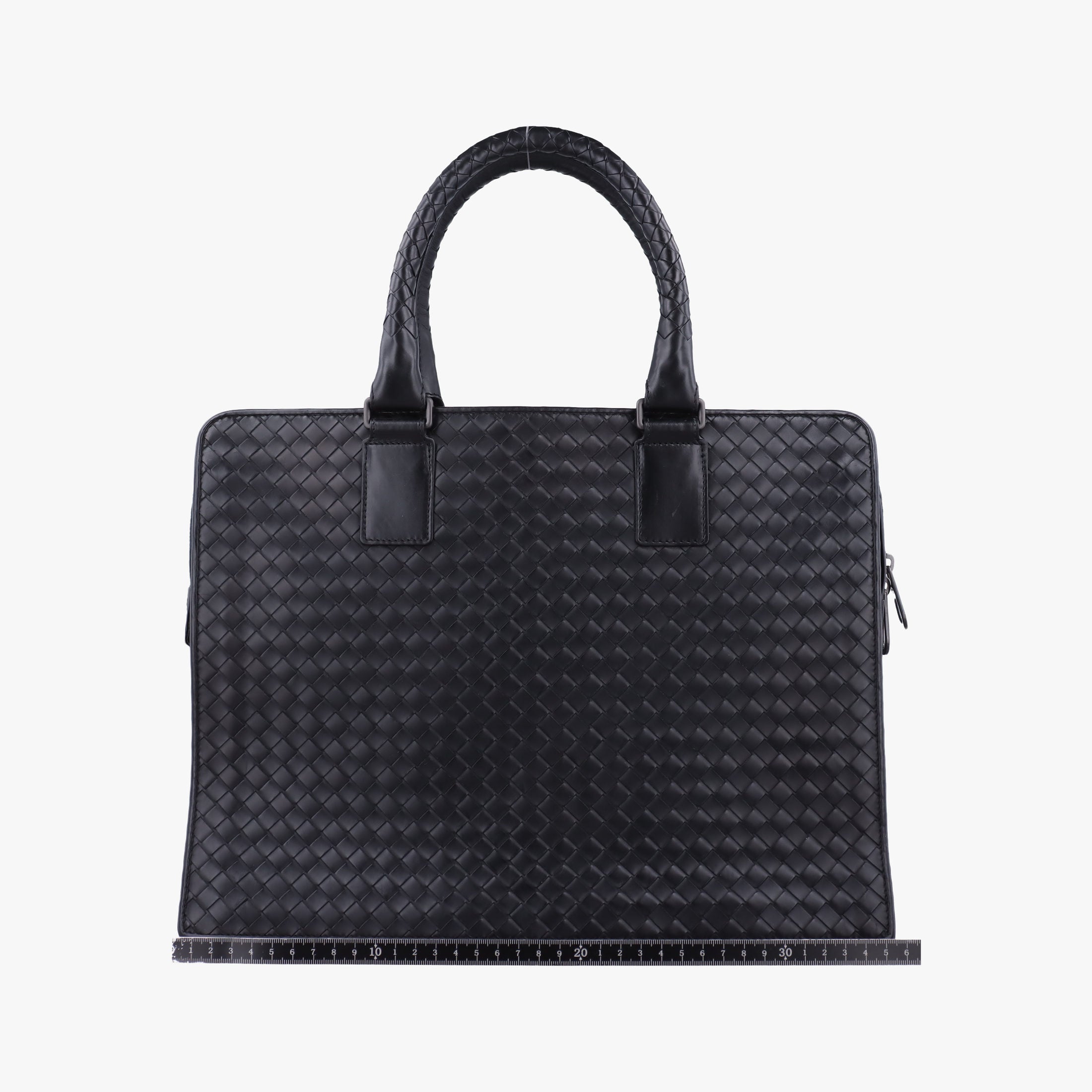 Pre-owned Bottega Veneta Intrecciato Black lambskin  handbag | stylenewstar